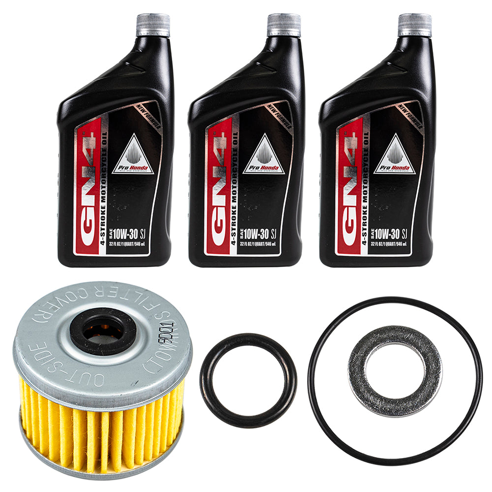 Honda FKOCK10639 GN4 Oil Change Kit with O-Rings & Washer Trail X4 Rancher 450 S