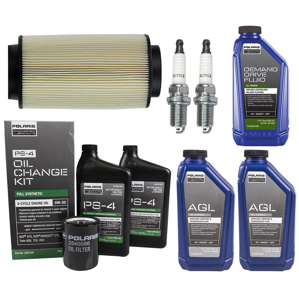 Polaris FKOCK10643 Fluid & Oil Change Kit with Air Filter 2002-2014