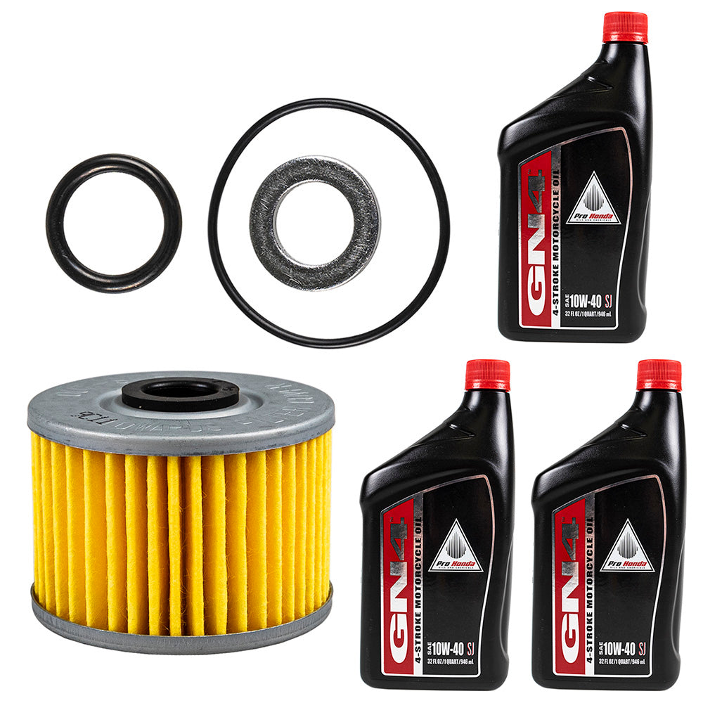 Genuine OEM Honda Oil Change Kit Big Red