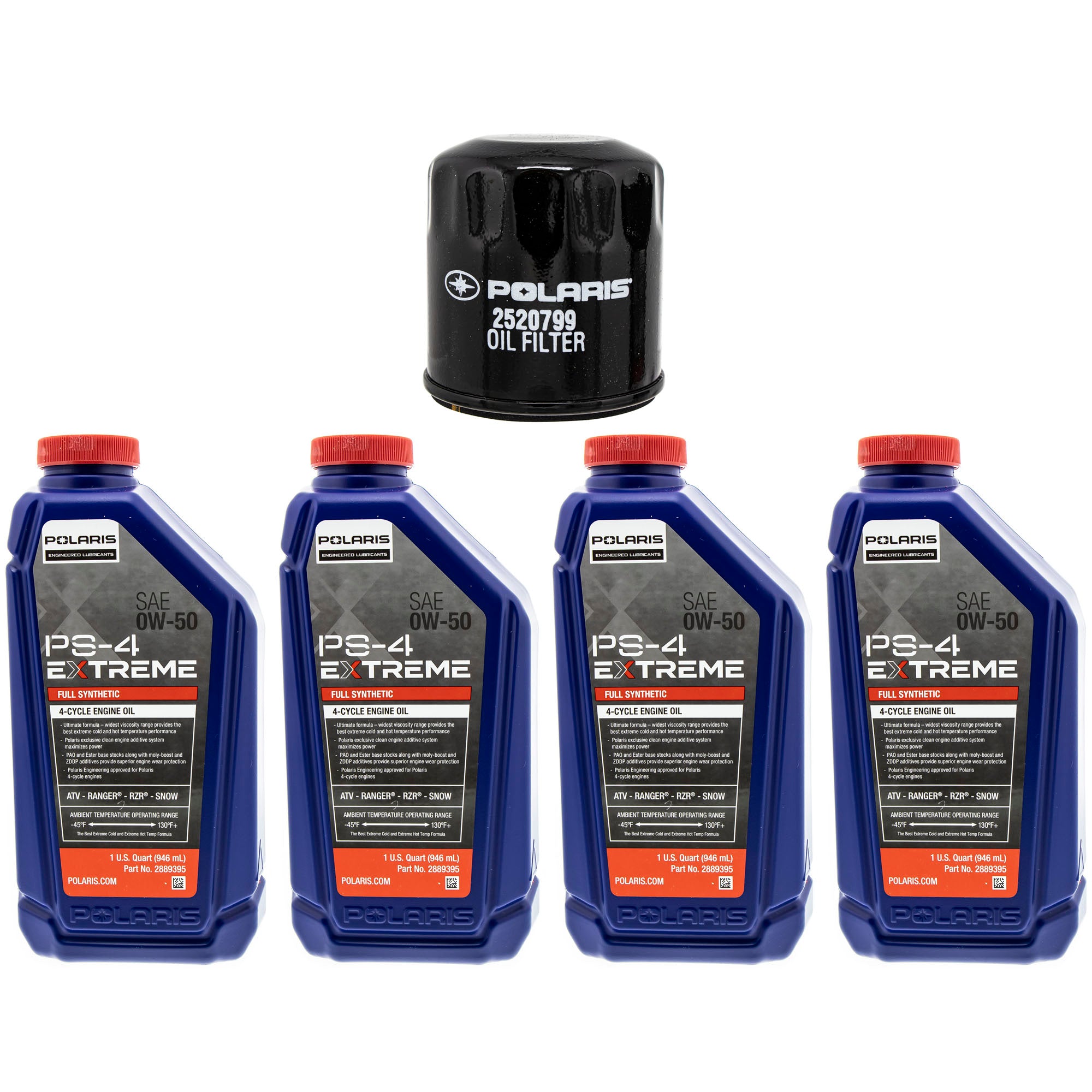 Polaris FKOCK20048 Oil Change Kit RZR 900 XP 4 2011-2012