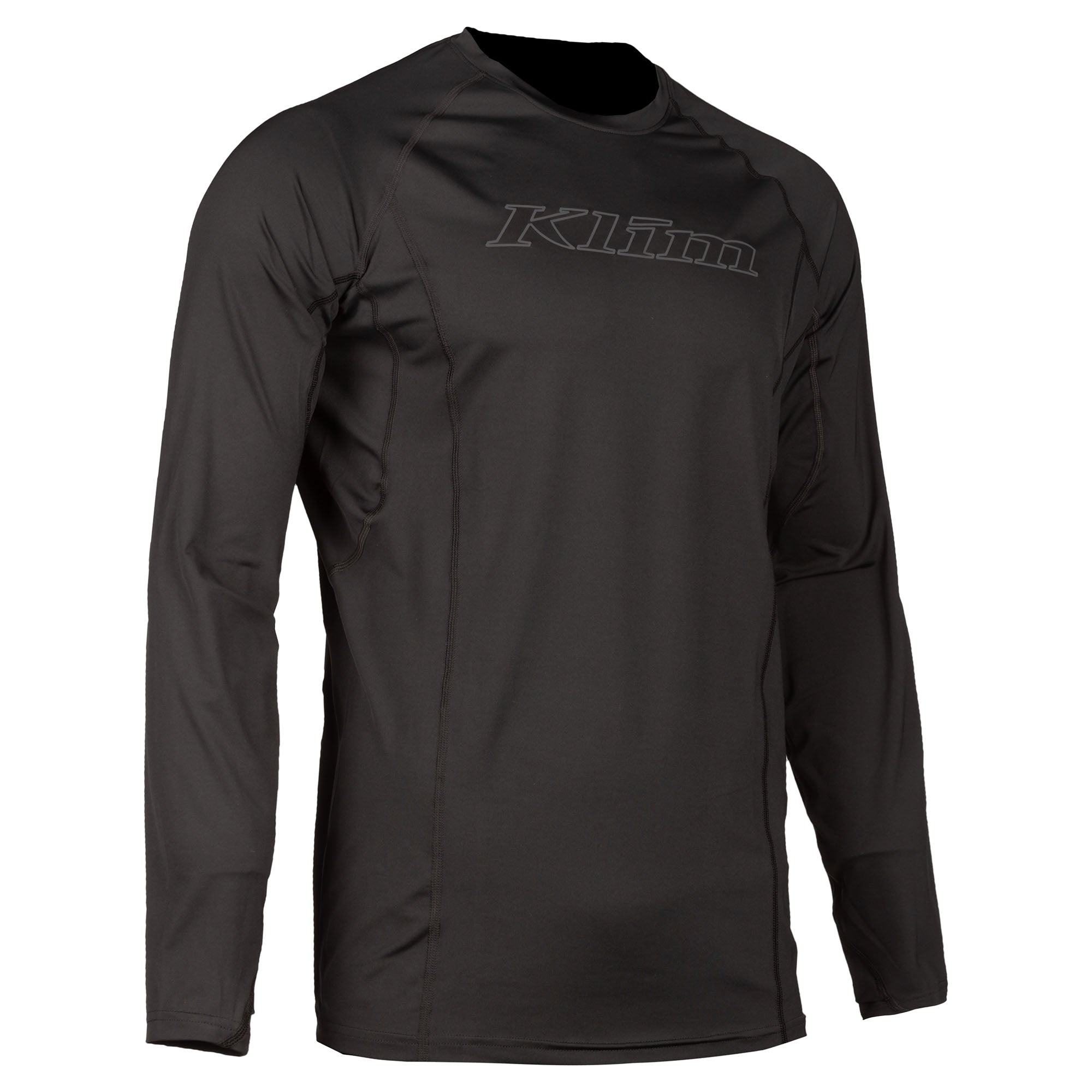 Klim Mens Aggressor Shirt 1.0 Base Layer Moisture Wicking Athletic Fit Black