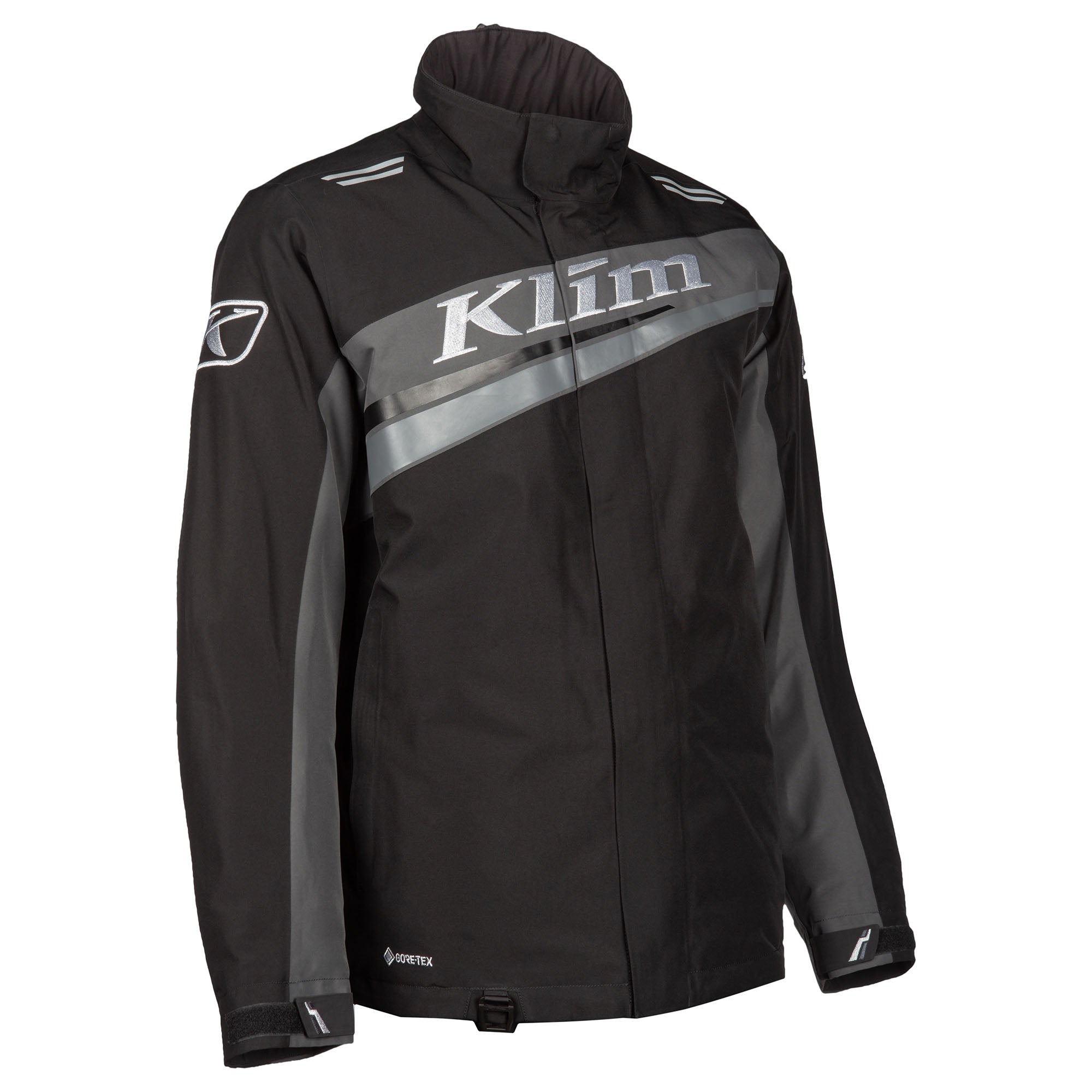Klim Mens Kaos Snowmobile Jacket Waterproof Lightweight Breathable Black Asphalt