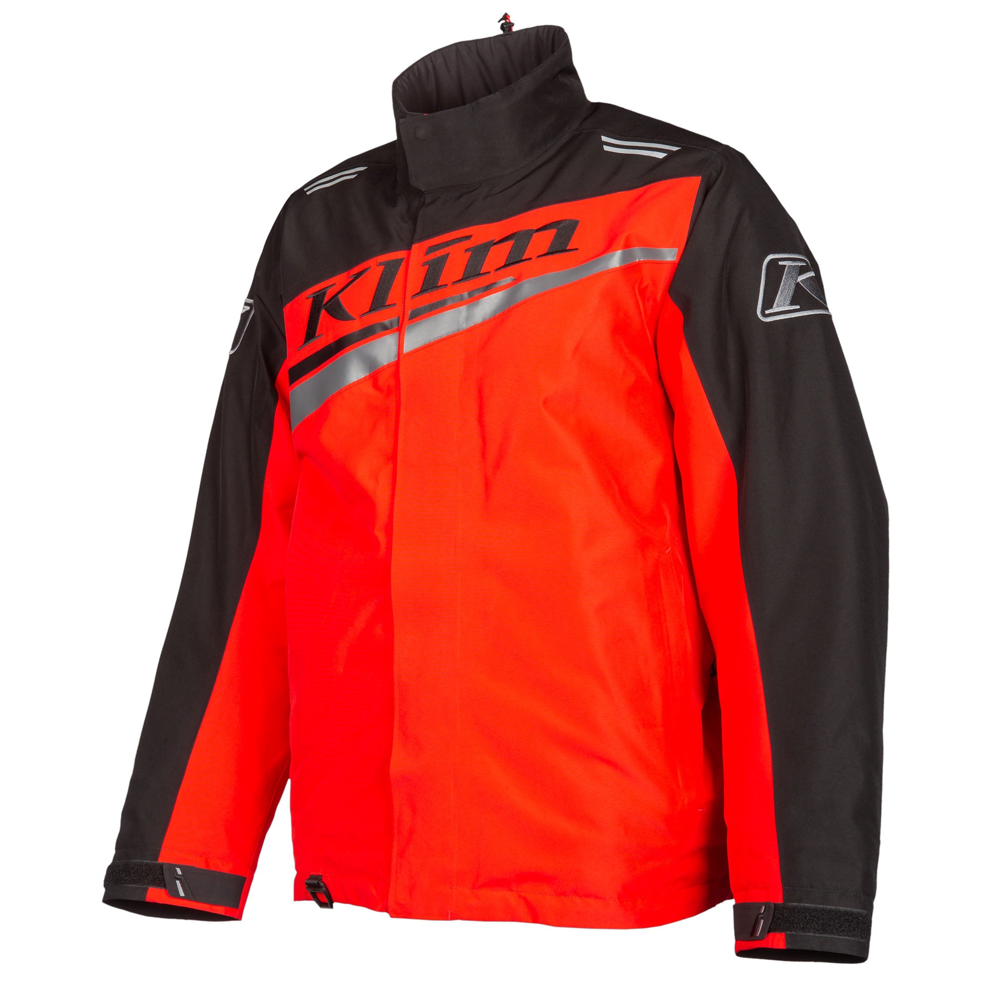 Klim Kaos Jacket Black/High Risk Red Mens