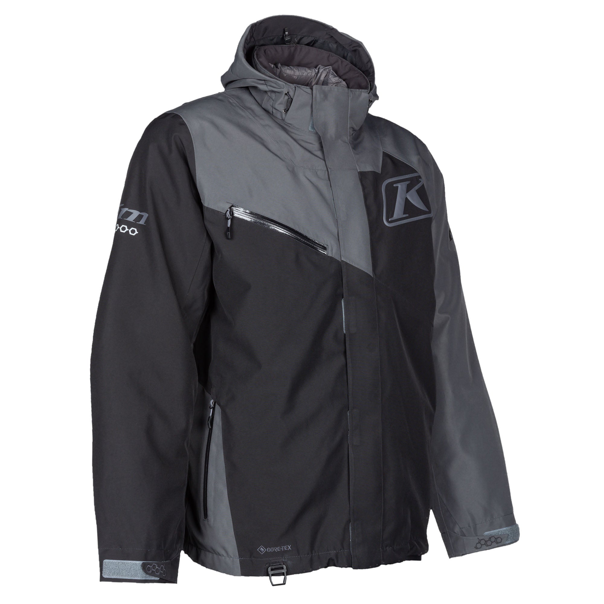 Klim Kompound Snowmobile Jacket Waterproof 3-in-1 Removable Liner Black Asphalt