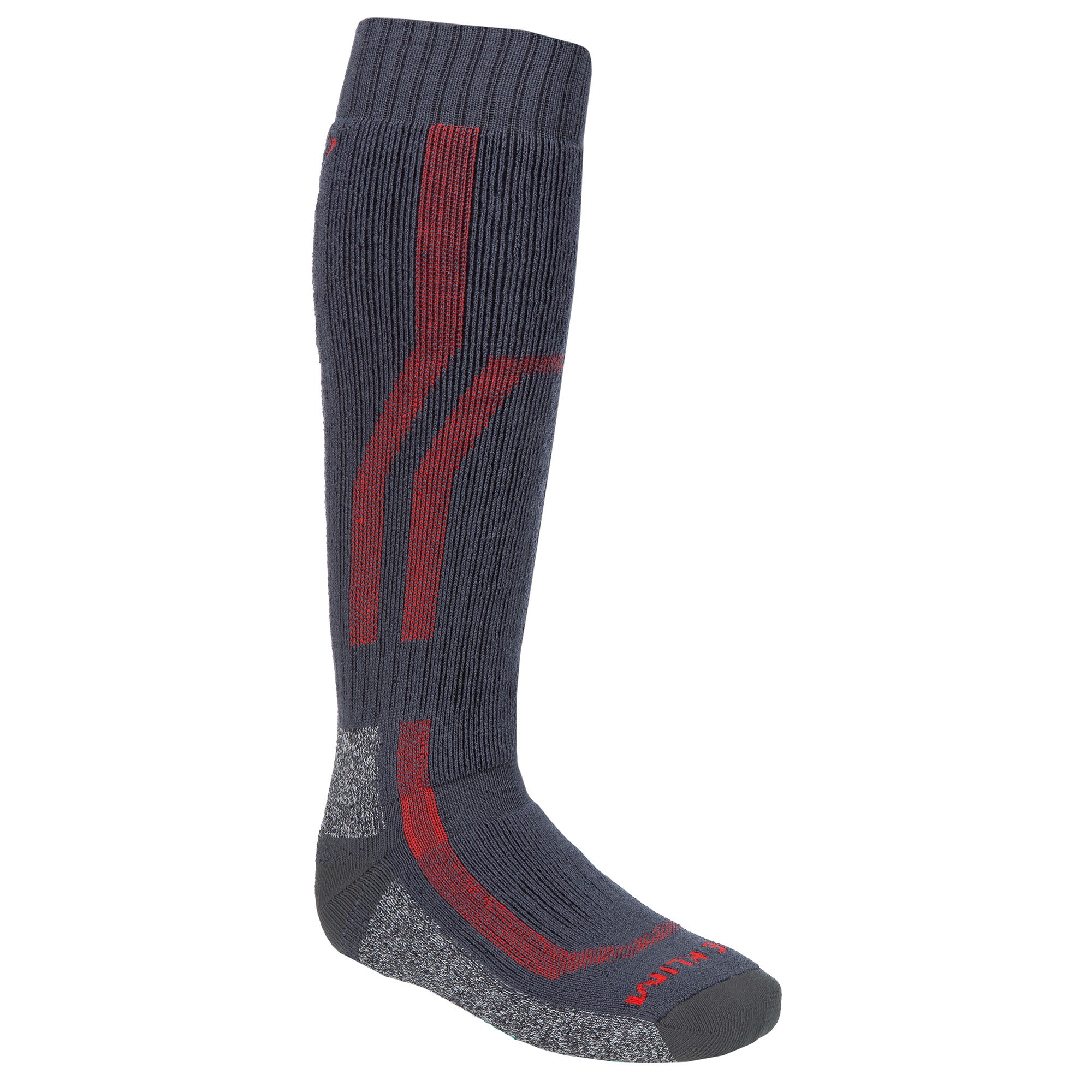 Klim Aggressor Socks 3.0 Asphalt/Fiery Red Mens