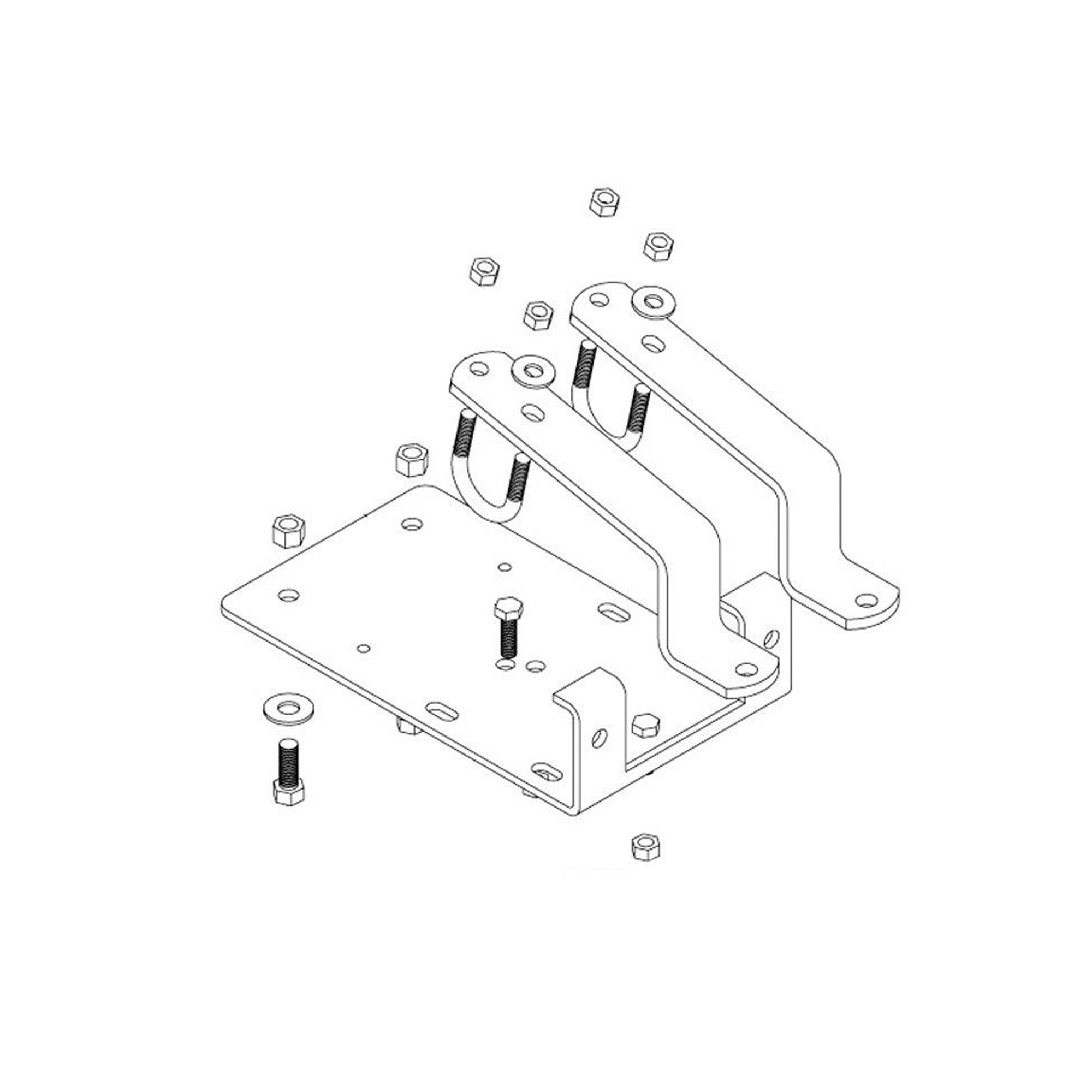 Kolpin 25-2150 Winch Mount Prairie 360 2X4 2003-2005