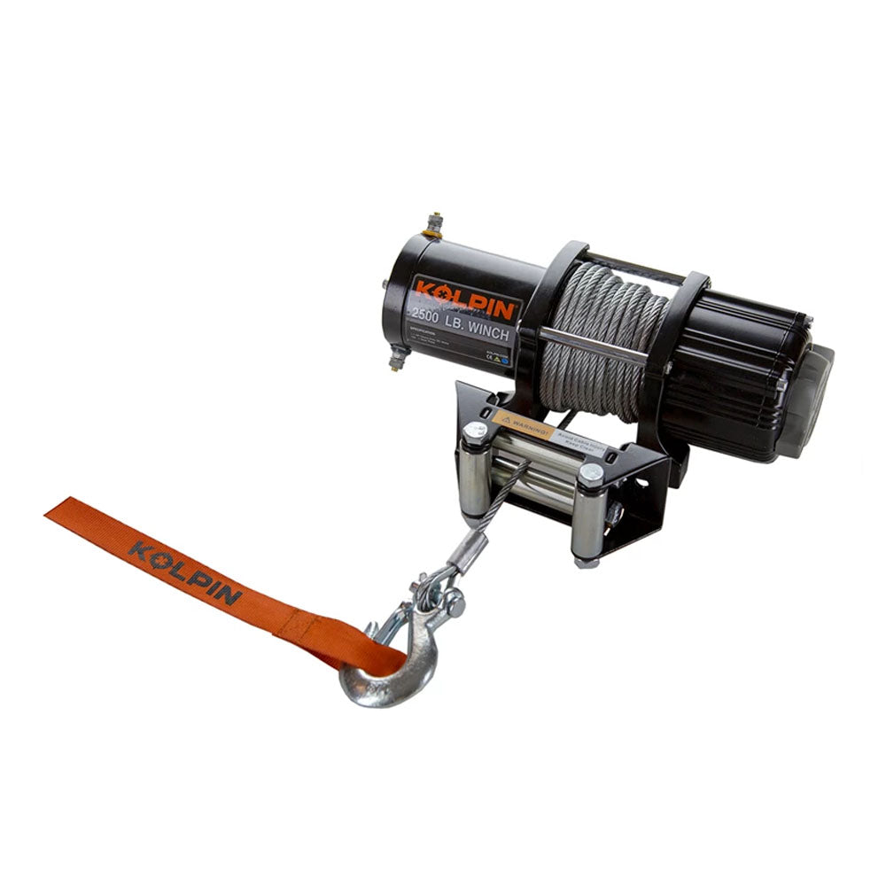 Kolpin 25-9250 Universal Winch w/ Steel Cable 1990-2018