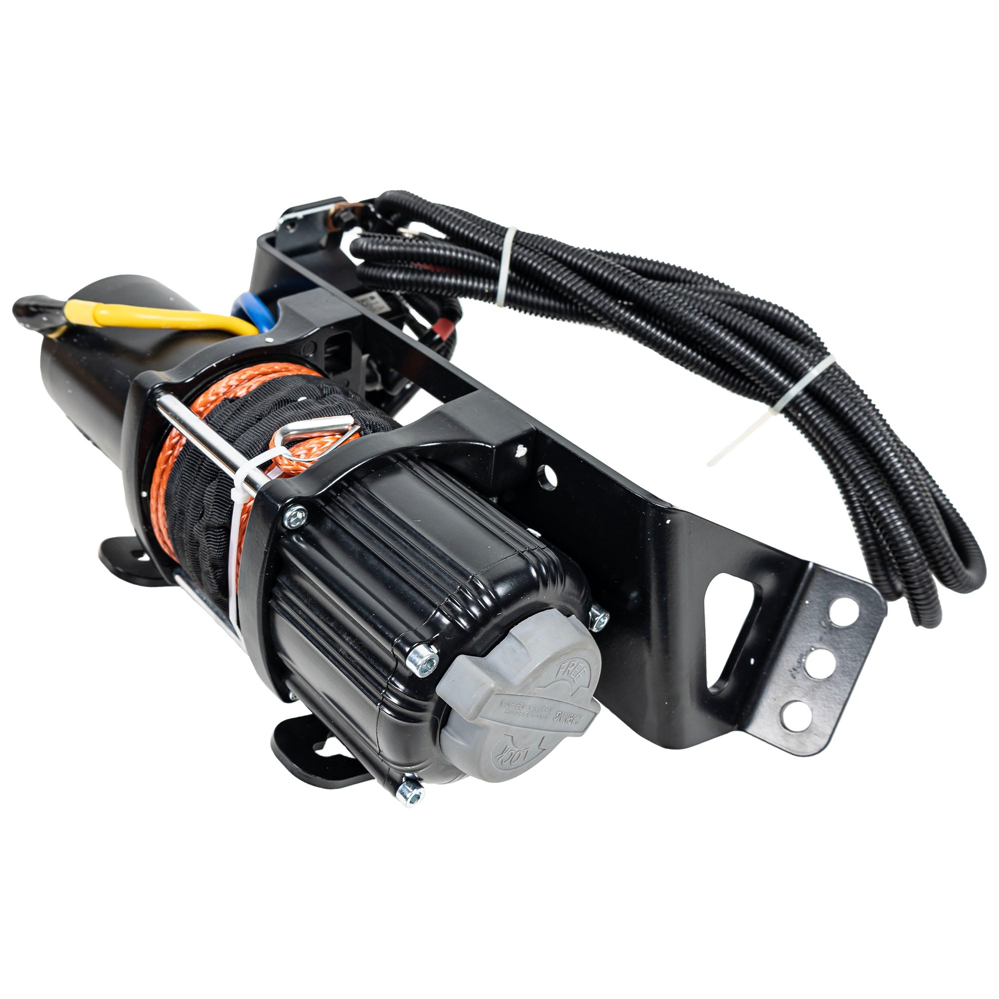 Kolpin 26-3025 Quick-Mount Winch 3500 LB Synthetic Rope for Polaris Ranger