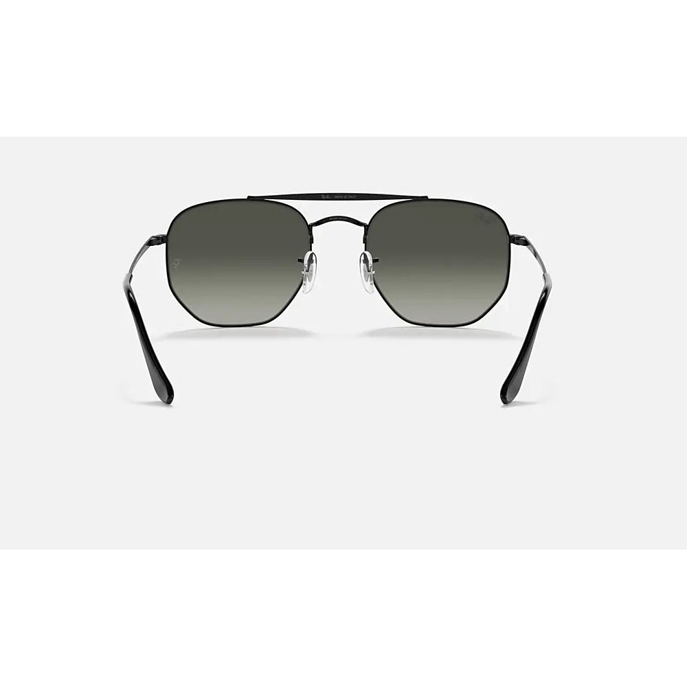 Ray-Ban RB3648-002/71-54 RB3648 The Marshal Square Sunglasses, Black Light Grey Gradient