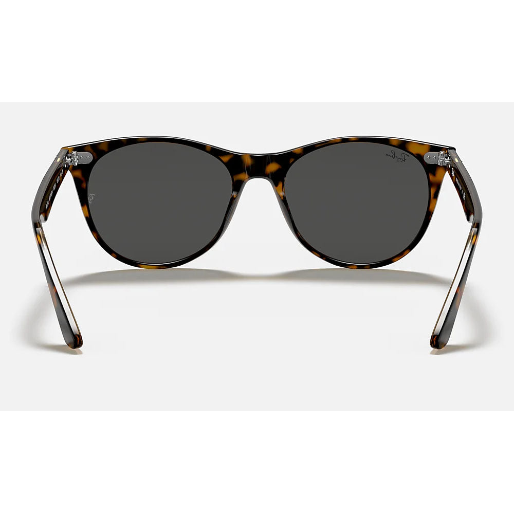 Ray-Ban RB2185-1292B1-52 RB2185 Wayfarer II Round Sunglasses, Havana On Transparent Brown