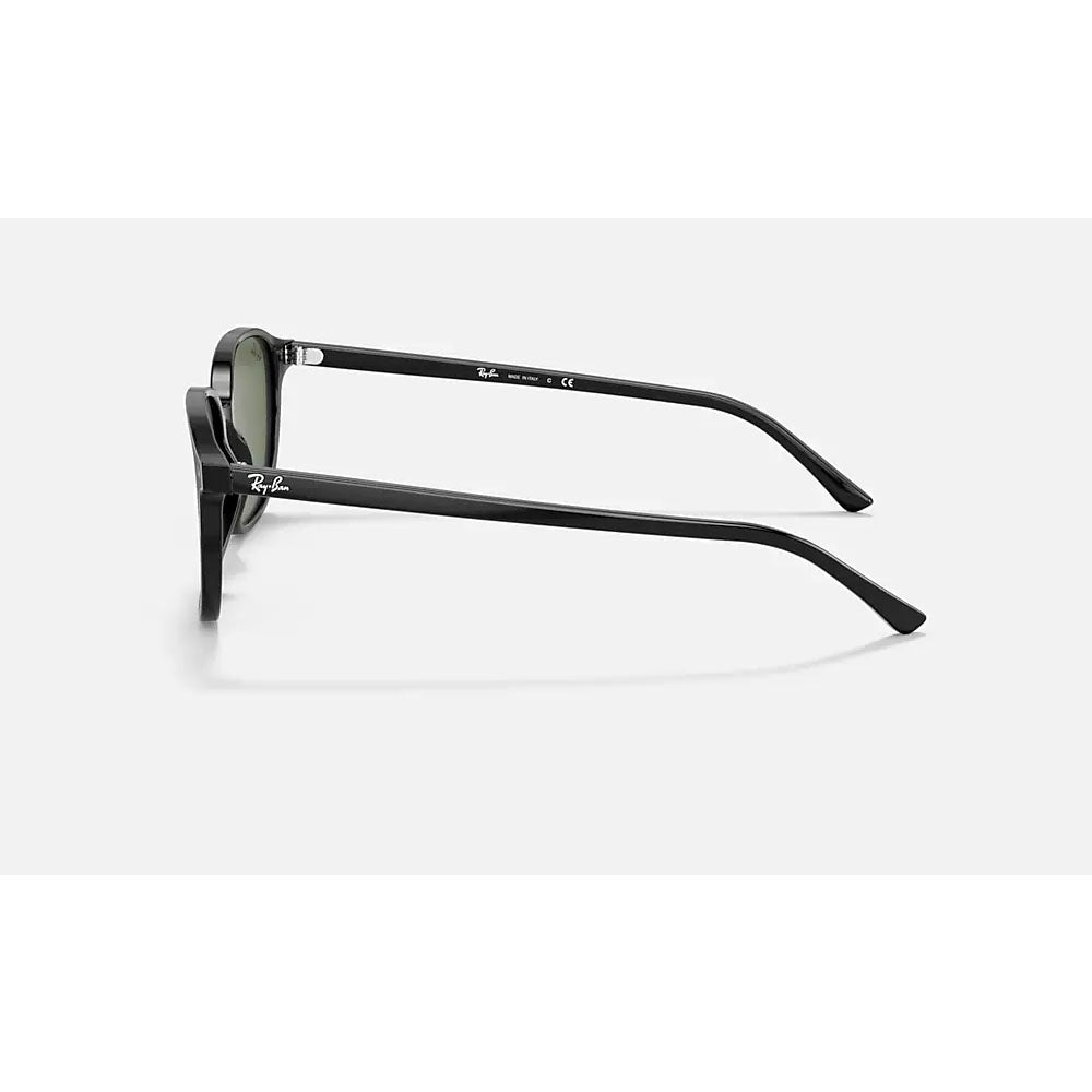 Ray-Ban RB2193-901/31-51 RB2193 Leonard Square Sunglasses, Black G-15 Green, 51 mm