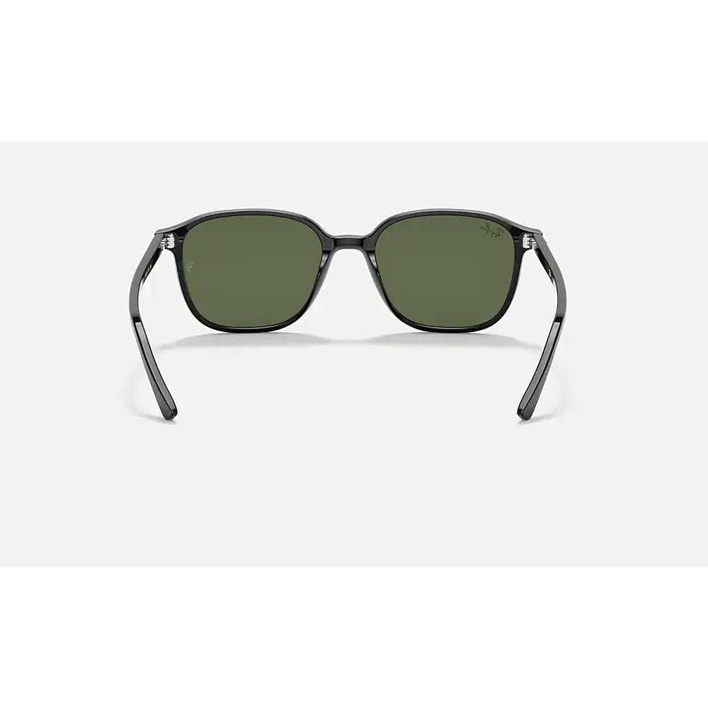 Ray-Ban RB2193-901/31-51 RB2193 Leonard Square Sunglasses, Black G-15 Green, 51 mm
