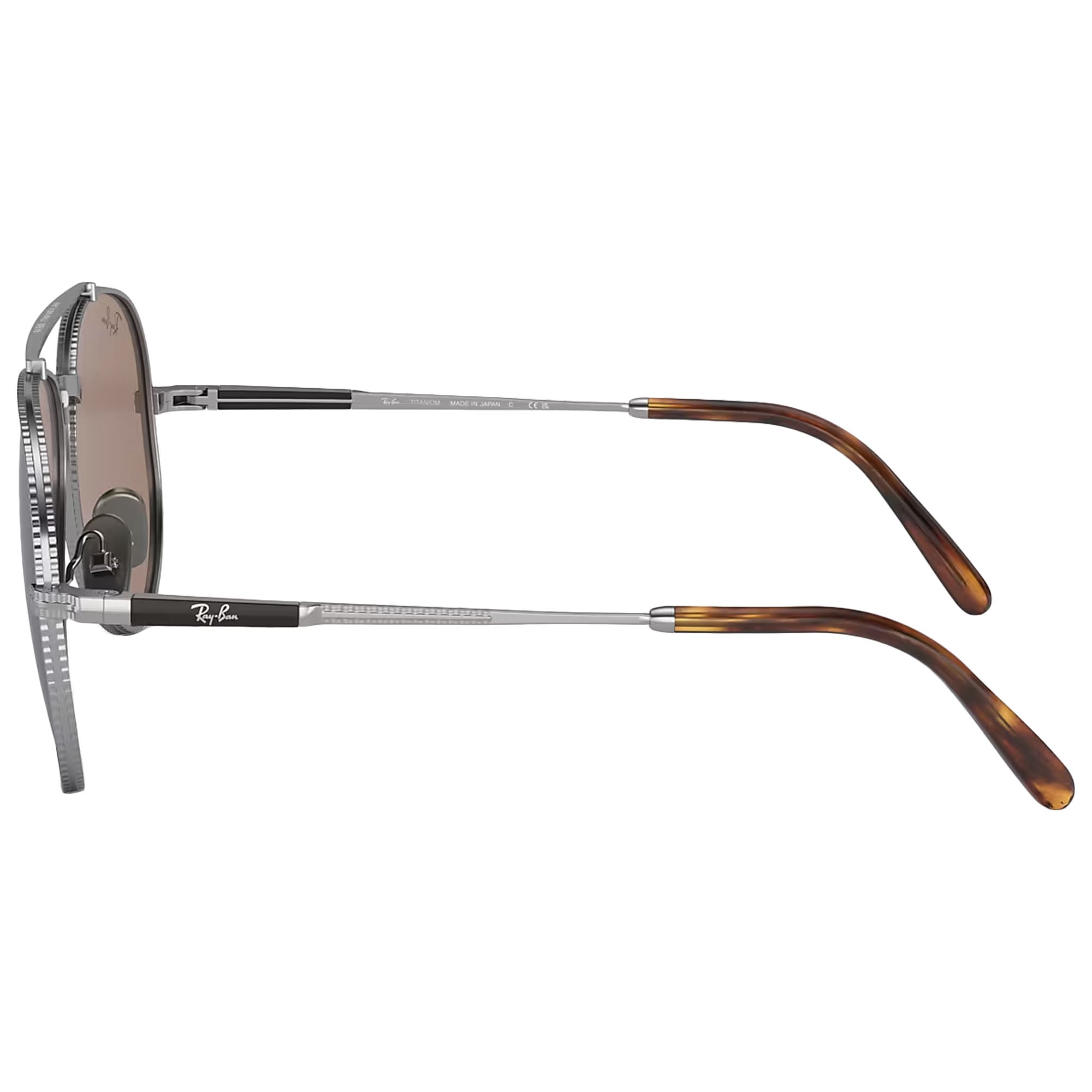 Ray-Ban Aviator Titanium Pilot Sunglasses RB8225-3139O4-58