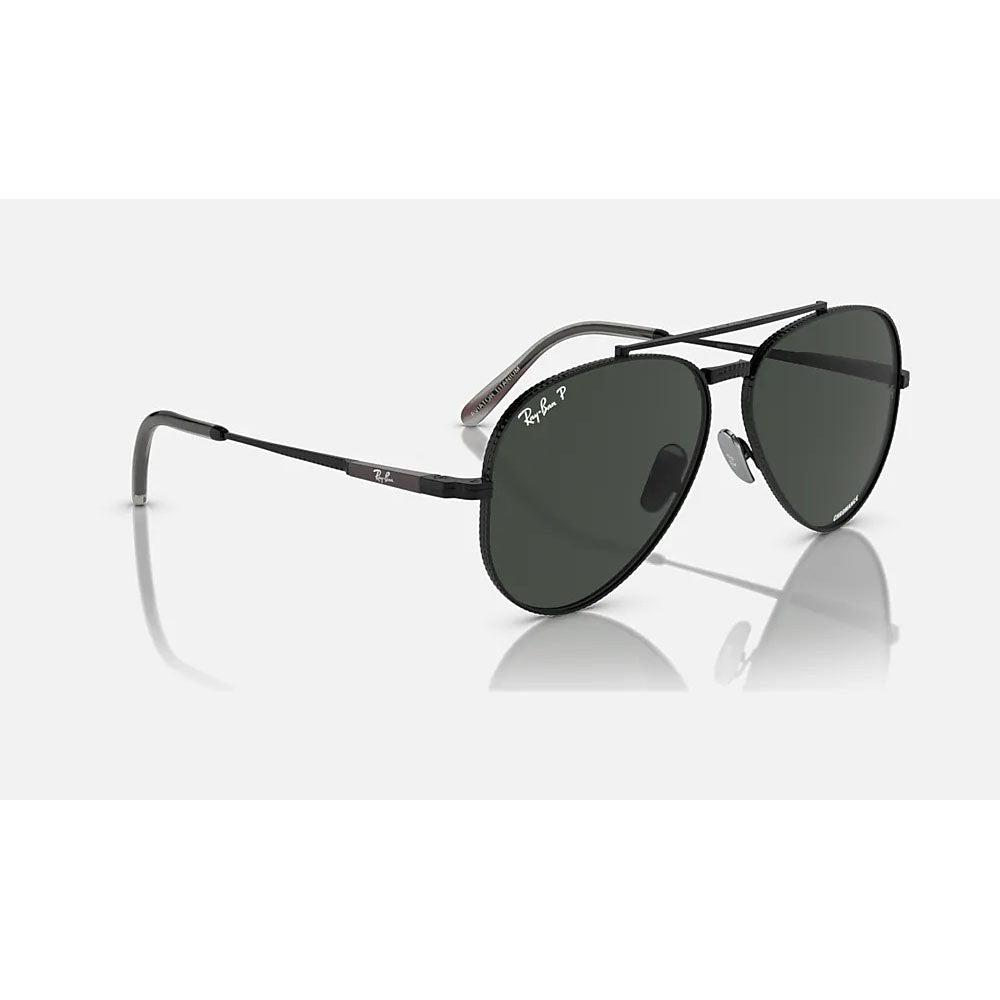Ray-Ban Aviator Titanium Sunglasses RB8225-3141K8-58