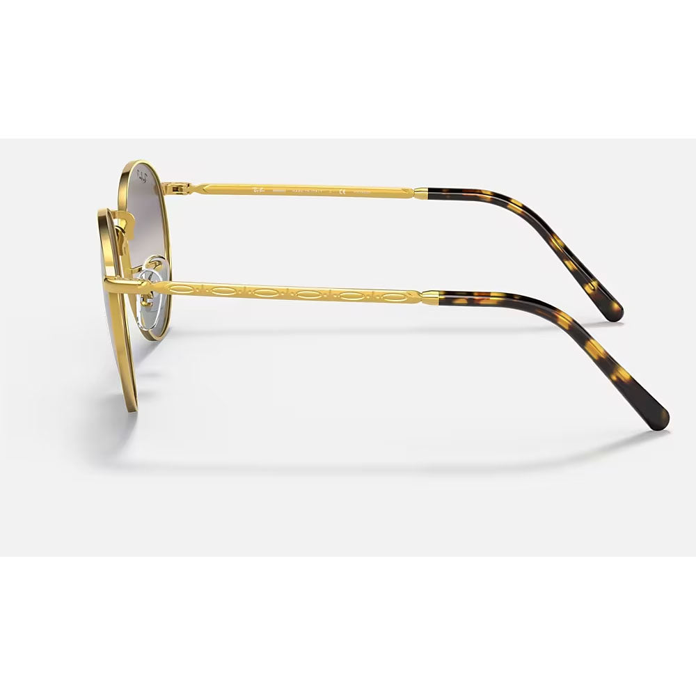 Ray-Ban RB3637-9196G3-50 RB3637 New Round Sunglasses, Legend Gold Polarized Clear Gradient