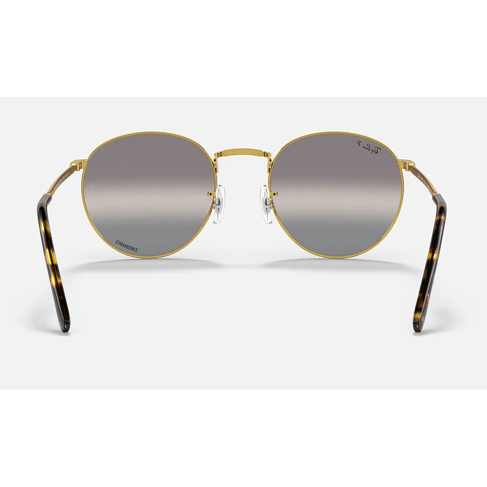 Ray-Ban RB3637-9196G3-50 RB3637 New Round Sunglasses, Legend Gold Polarized Clear Gradient