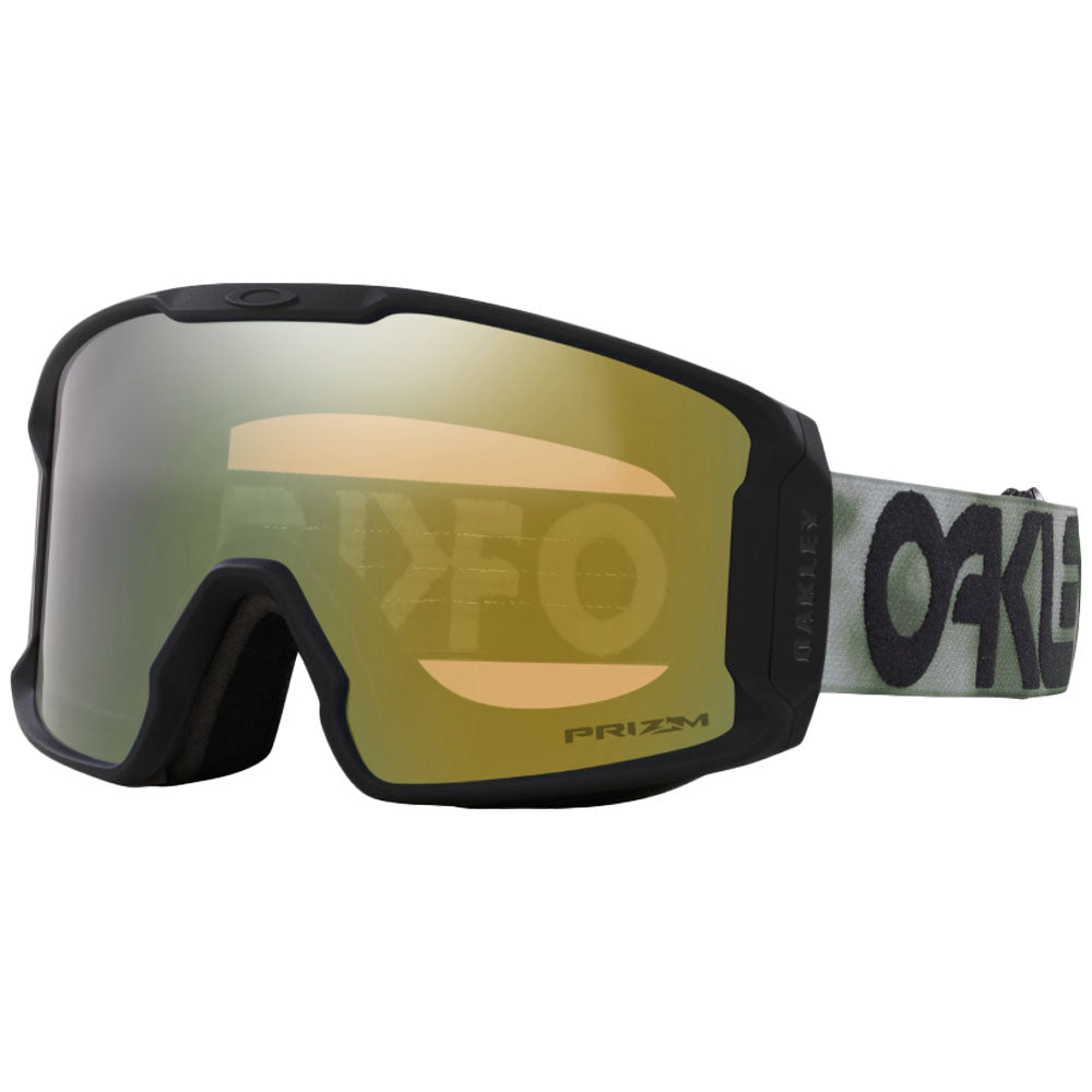 Oakley Line Miner Snow Goggles Prizm Snow Sage Gold Iridium |
