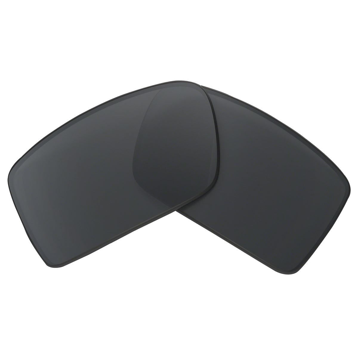 Oakley GasCan Sunglasses Replacement Lenses Black Iridium Polarized 13-505