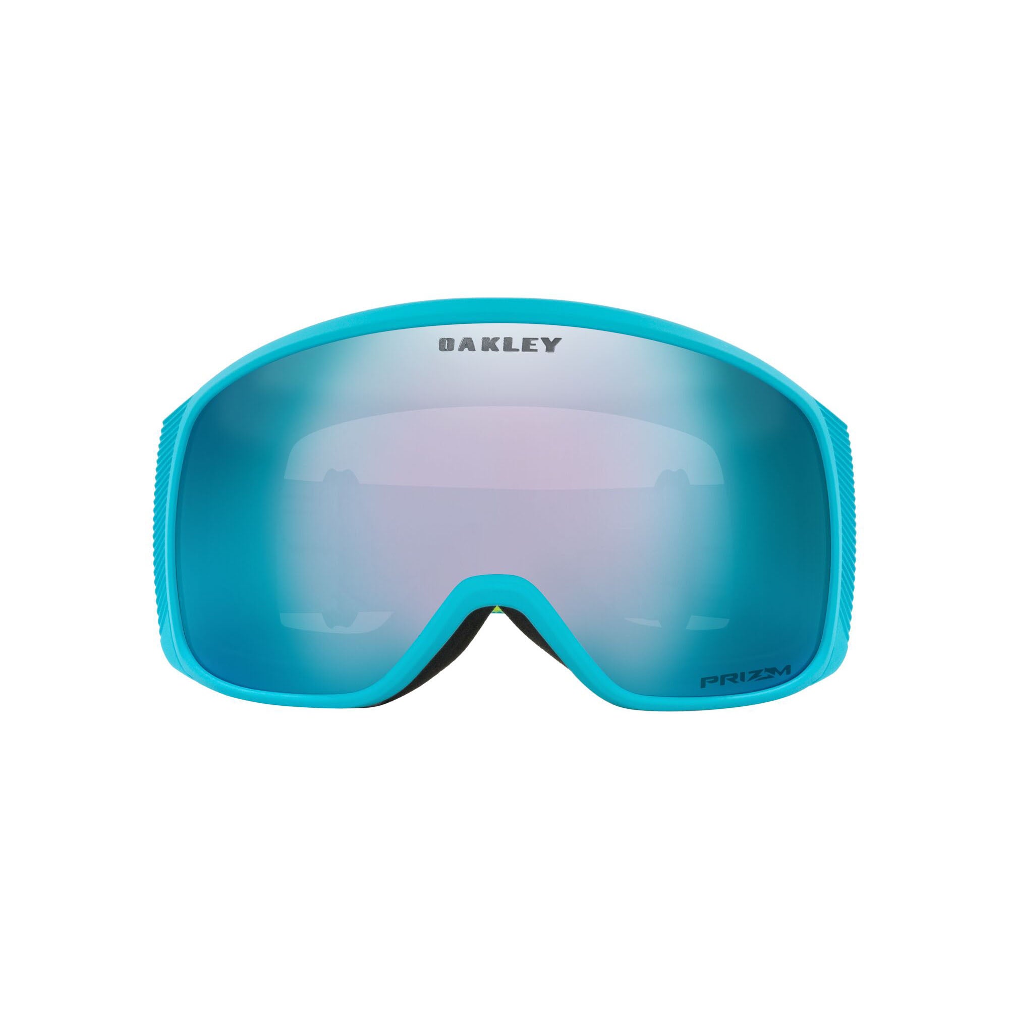 Oakley OO7105-50 Flight Tracker Snow Goggles Sky Blue I Am B1b Strap w Prizm Snow Sapphire