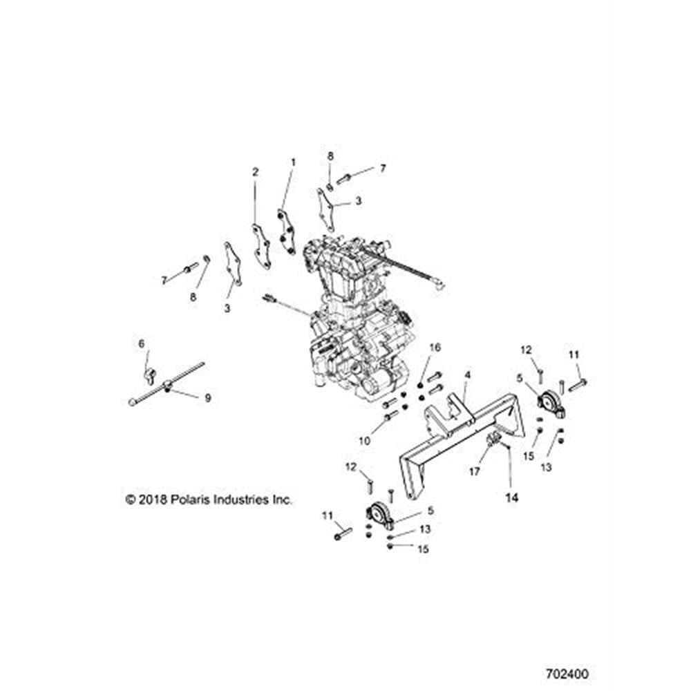 Genuine OEM Polaris Mount RZR Ranger 1018903-329