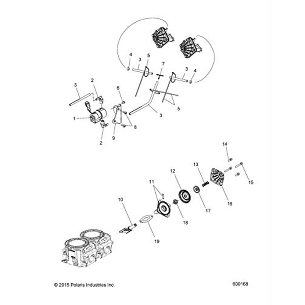 Genuine OEM Polaris Bracket Indy Rush Switchback RMK 1020241