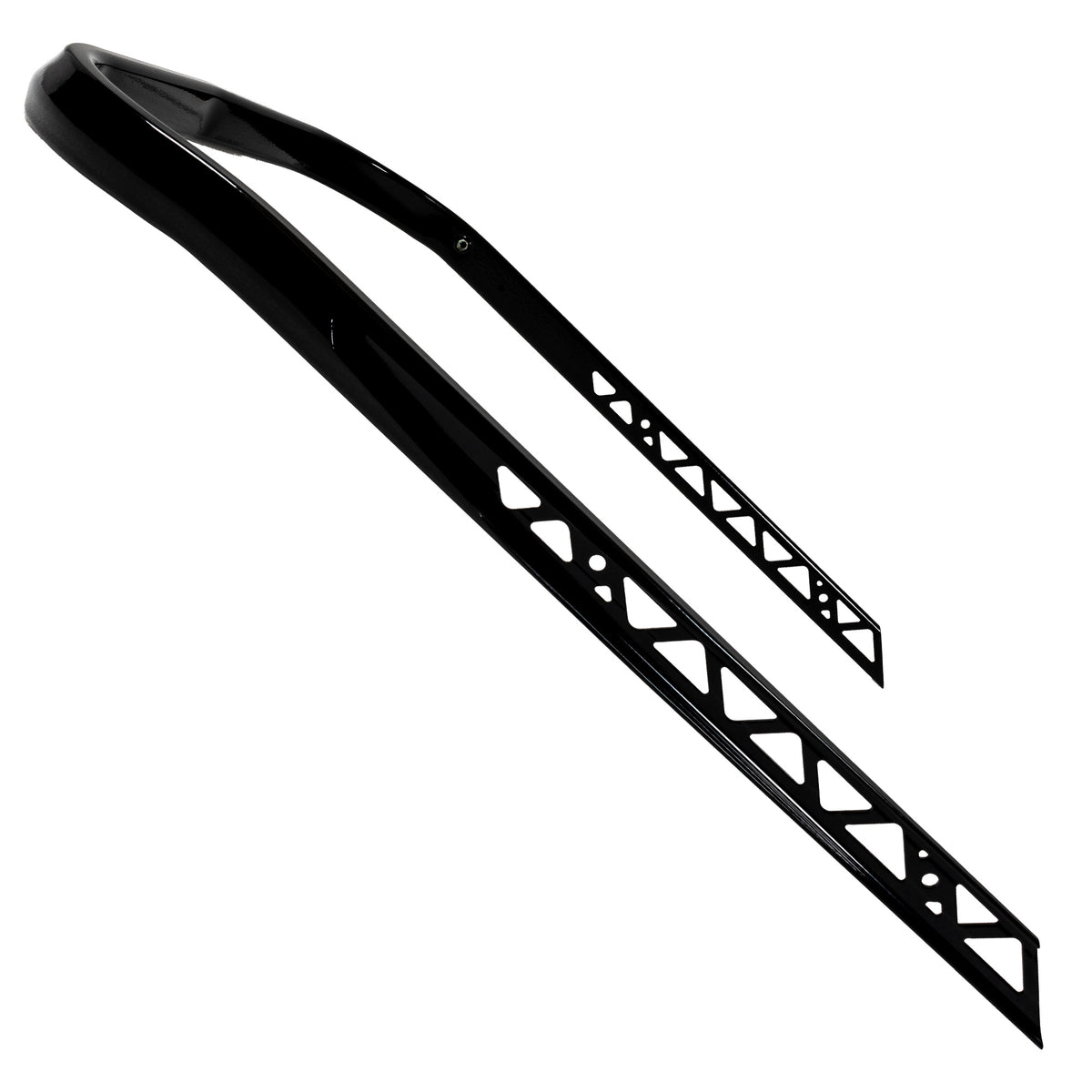Polaris Gloss Black Aluminum Rear TP129 Bumper 1023919-067 Indy