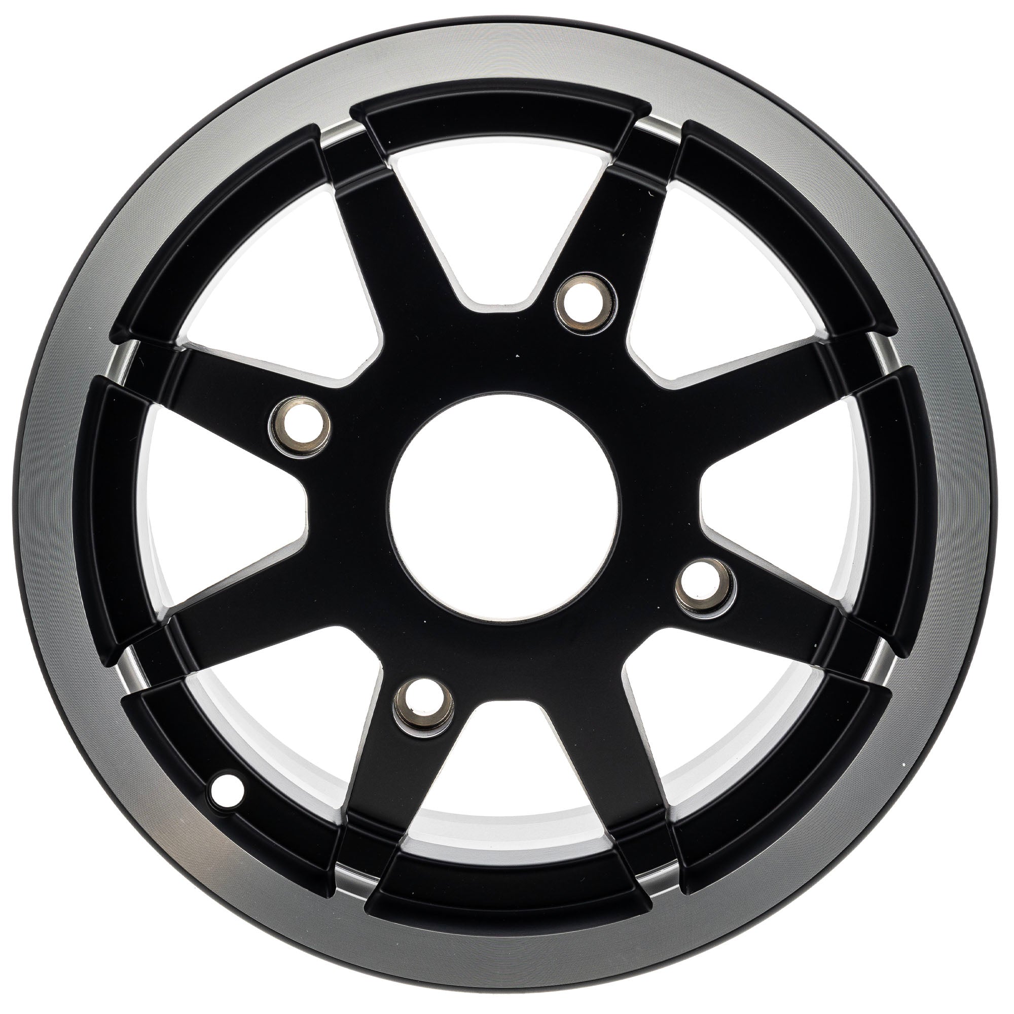Polaris 1521106-458 Matte Black Front Rim 12 x 6 RZR Ranger XC 900 570 800 XP