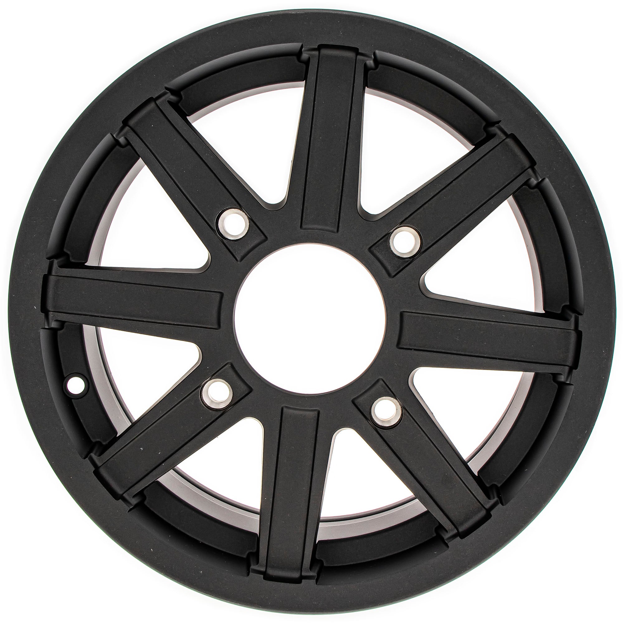 Polaris 1521484-655 Flash Black Front Cast 14X5.5 Rim Sportsman Scrambler 1000