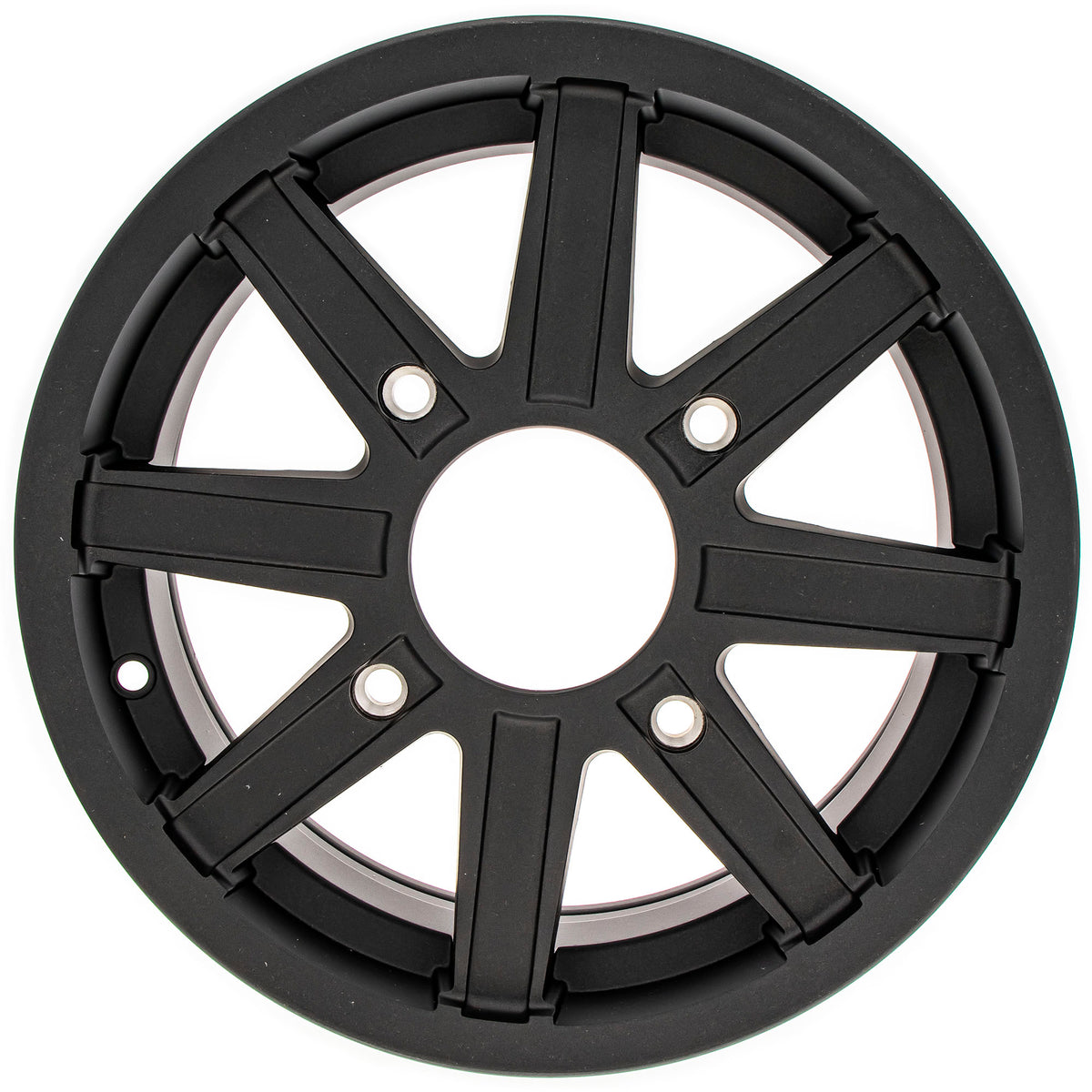 Polaris 1521484-655 Flash Black Front Cast 14X5.5 Rim Sportsman Scrambler 1000
