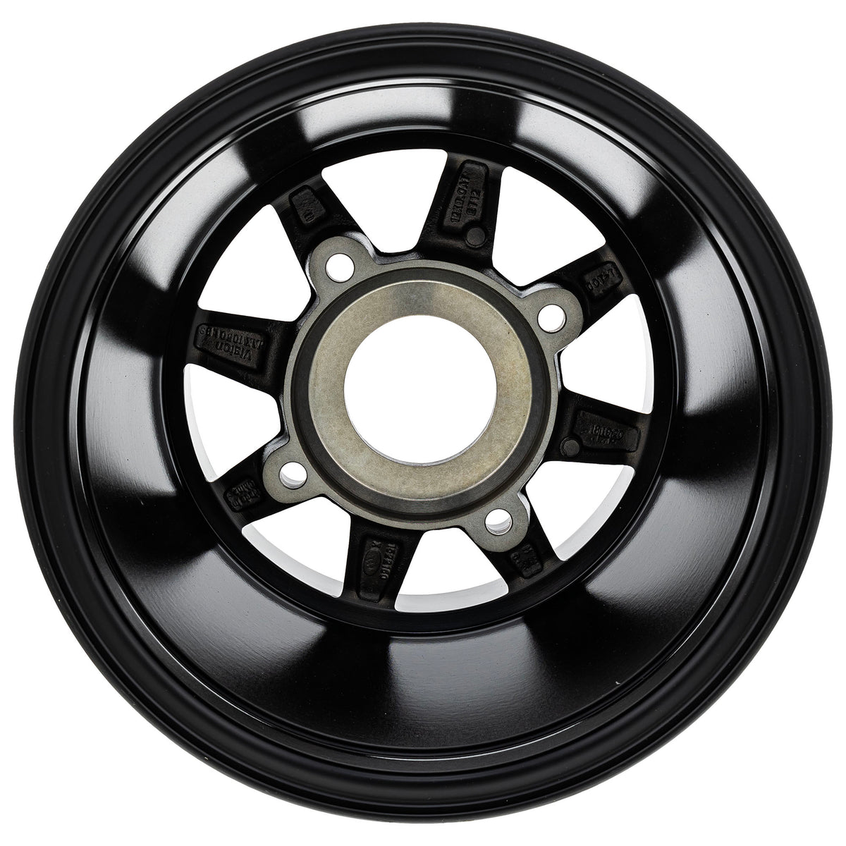 Polaris Gloss Black Rear Cast 12X8 Rim 1522160-067 additional view