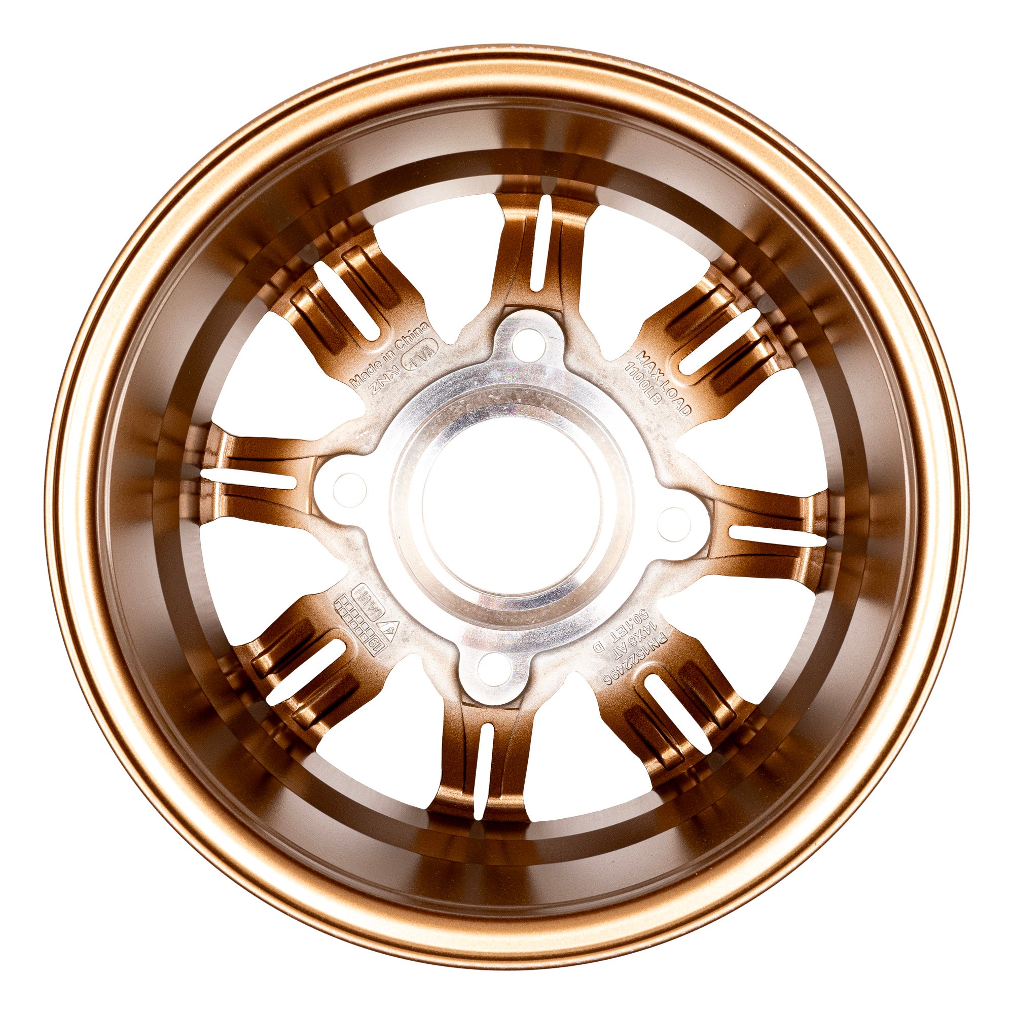 Polaris Medium Bronze Rear Cast 14X8 Rim 1522496-768 alternate view