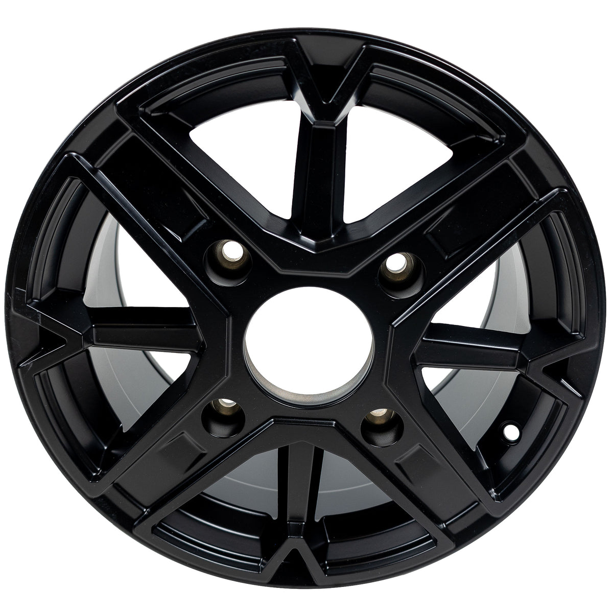 Polaris 1522530-458 Matte Black Rear Cast 14X7.5 Rim Sportsman 1000 850 XP SP