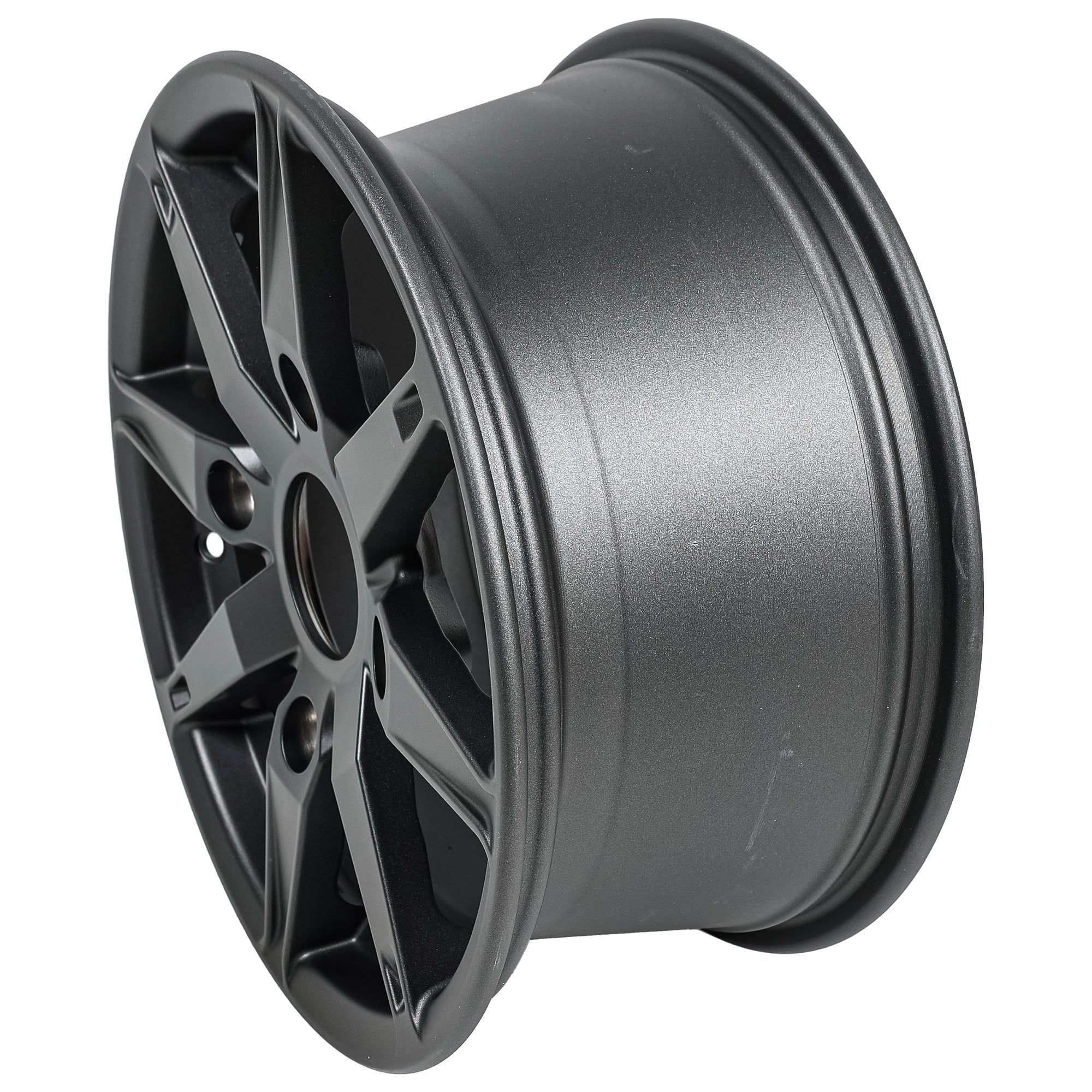 Polaris Matte Flash Black Cast 15" Rim 1523150-744
