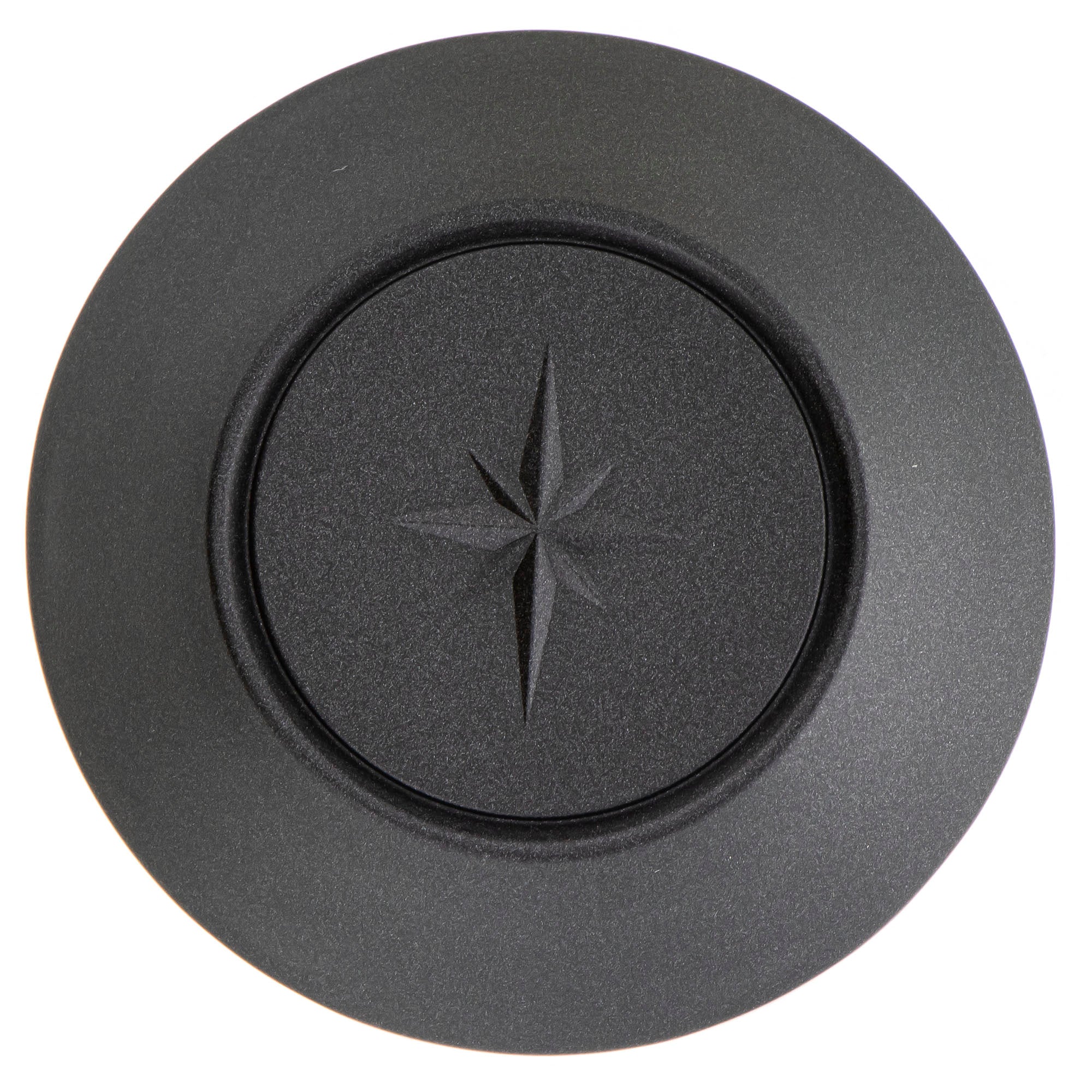 Polaris 1523153-655 Black Flush Rim Center Cap RZR General 1000 XP Turbo S 4