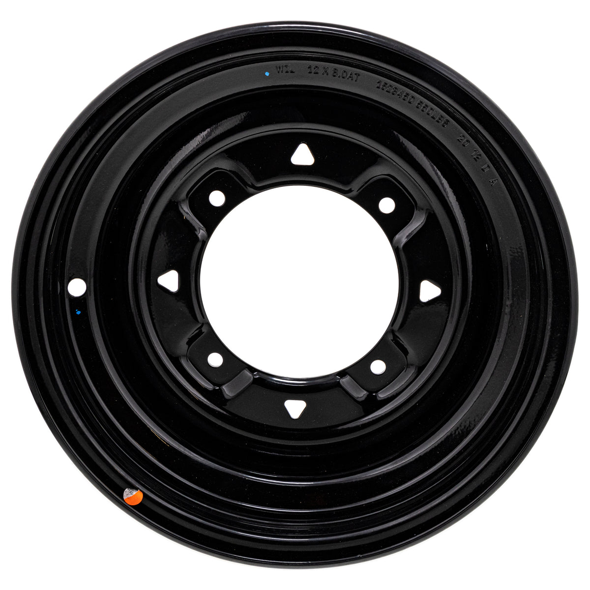 Polaris 1523450-067 Gloss Black Rear 12X8 Rim Ranger Sportsman Xpedition 900 570
