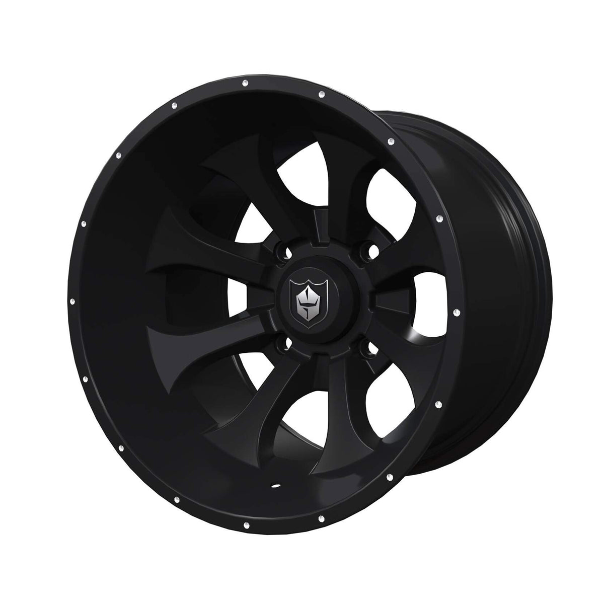 Pro Armor Rear Matte Black Knight R15 Wheel 1523728-458