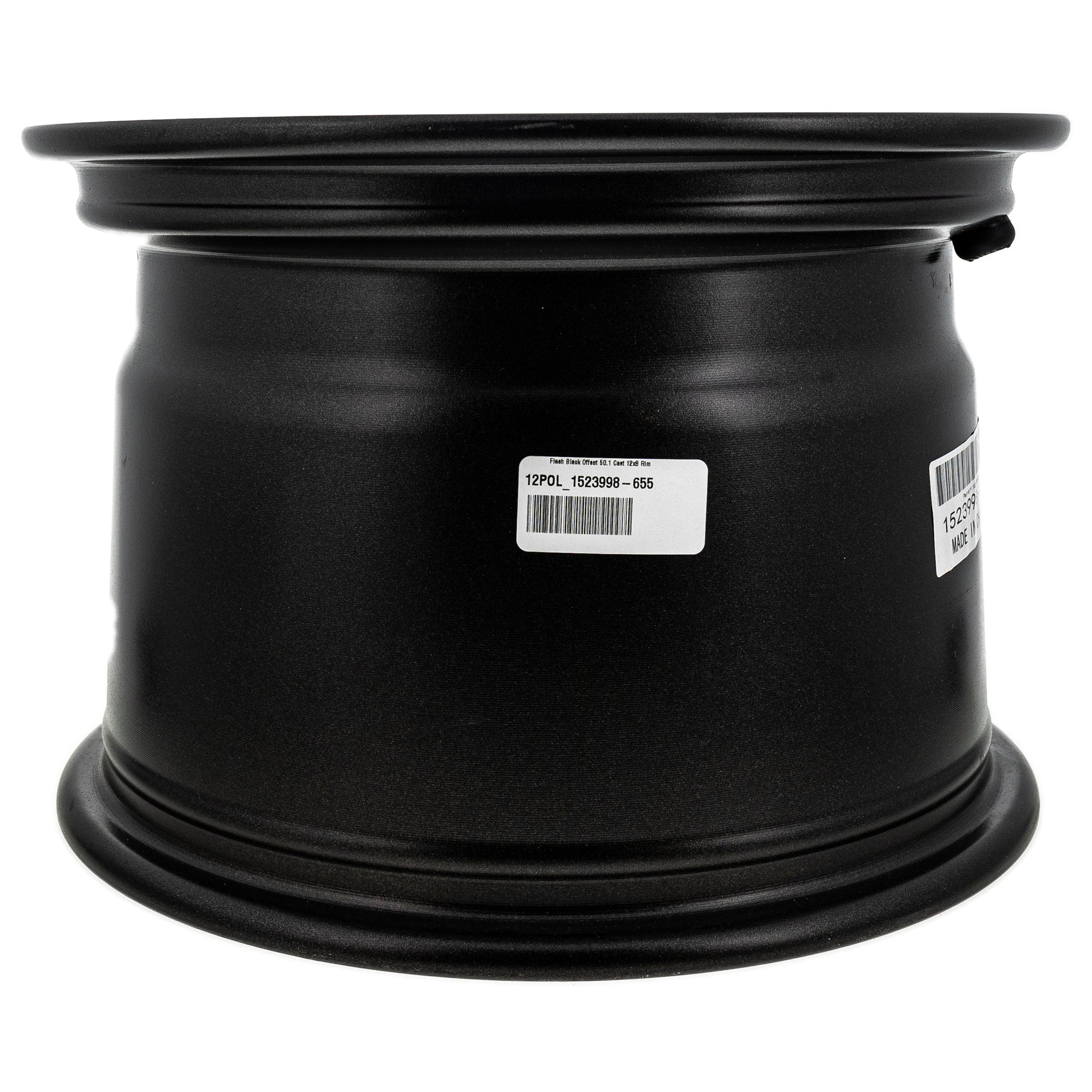Polaris 1523998-655 Flash Black Offset 50.1 Cast 12x8 Rim RZR General 1000 900 S