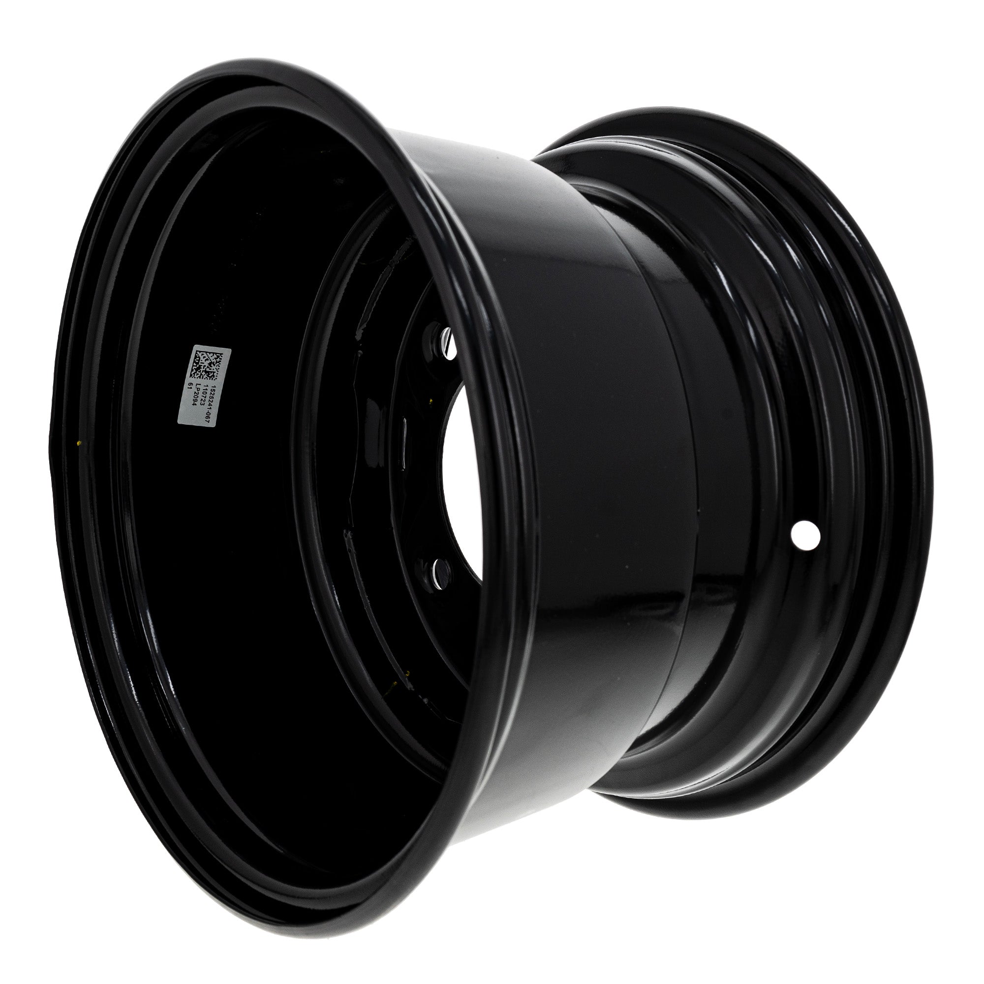 Polaris Gloss Black Rear Rim 12X8 GA 1525241-067 additional view