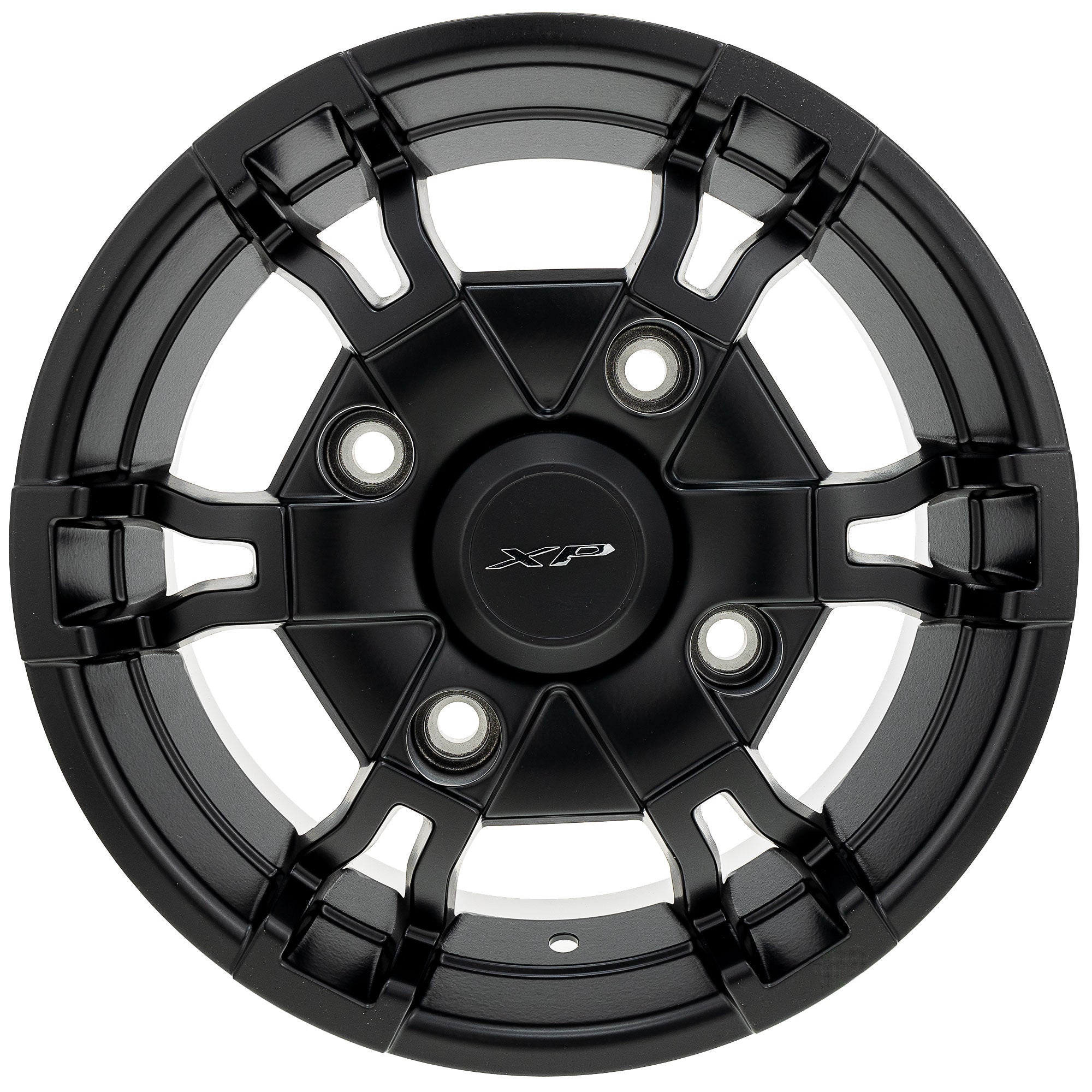 Polaris 1525247-458 Matte Black Front 14x6 Wheel | FixMyToys