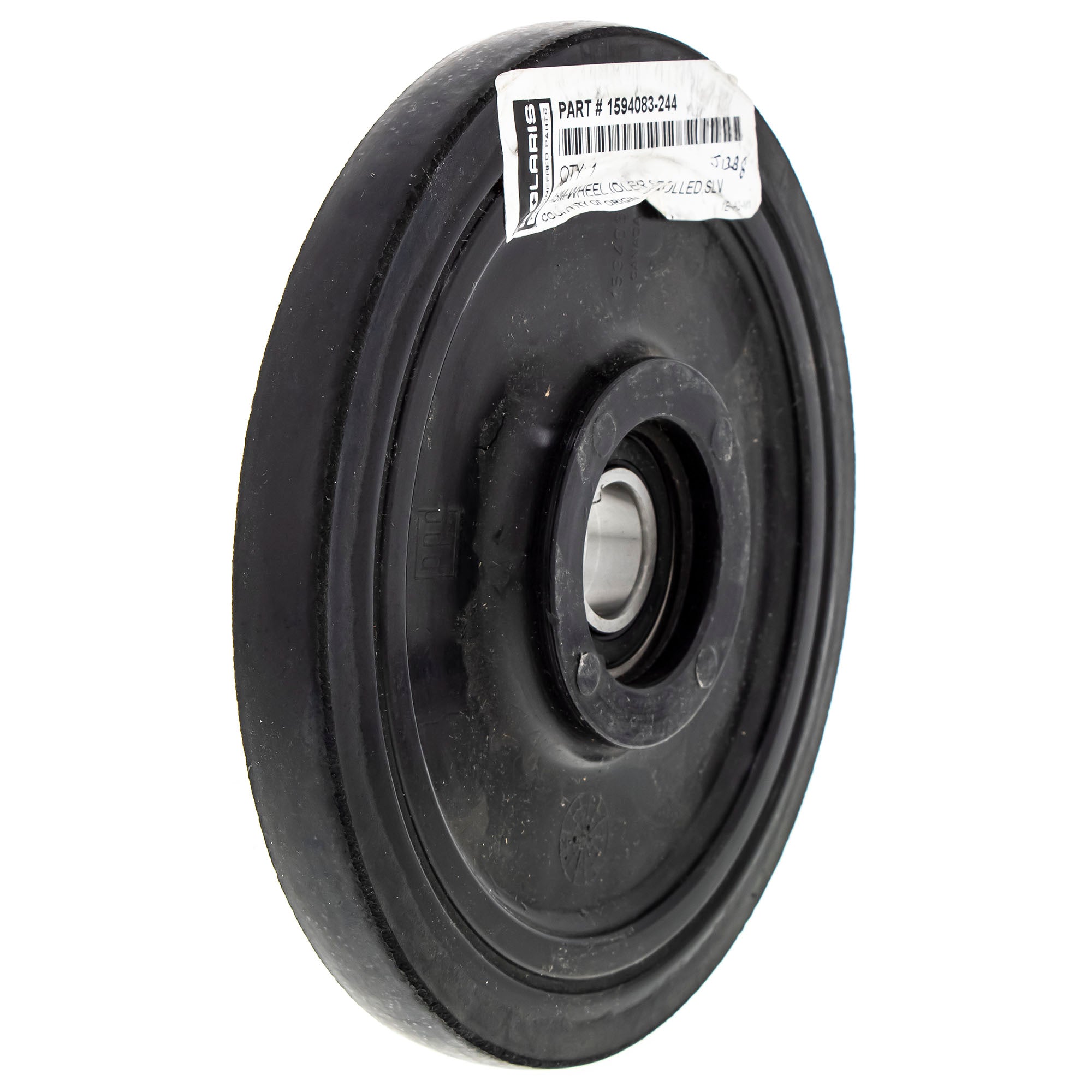 Polaris Silver Metallic Scrolled Idler Wheel 1594083-244