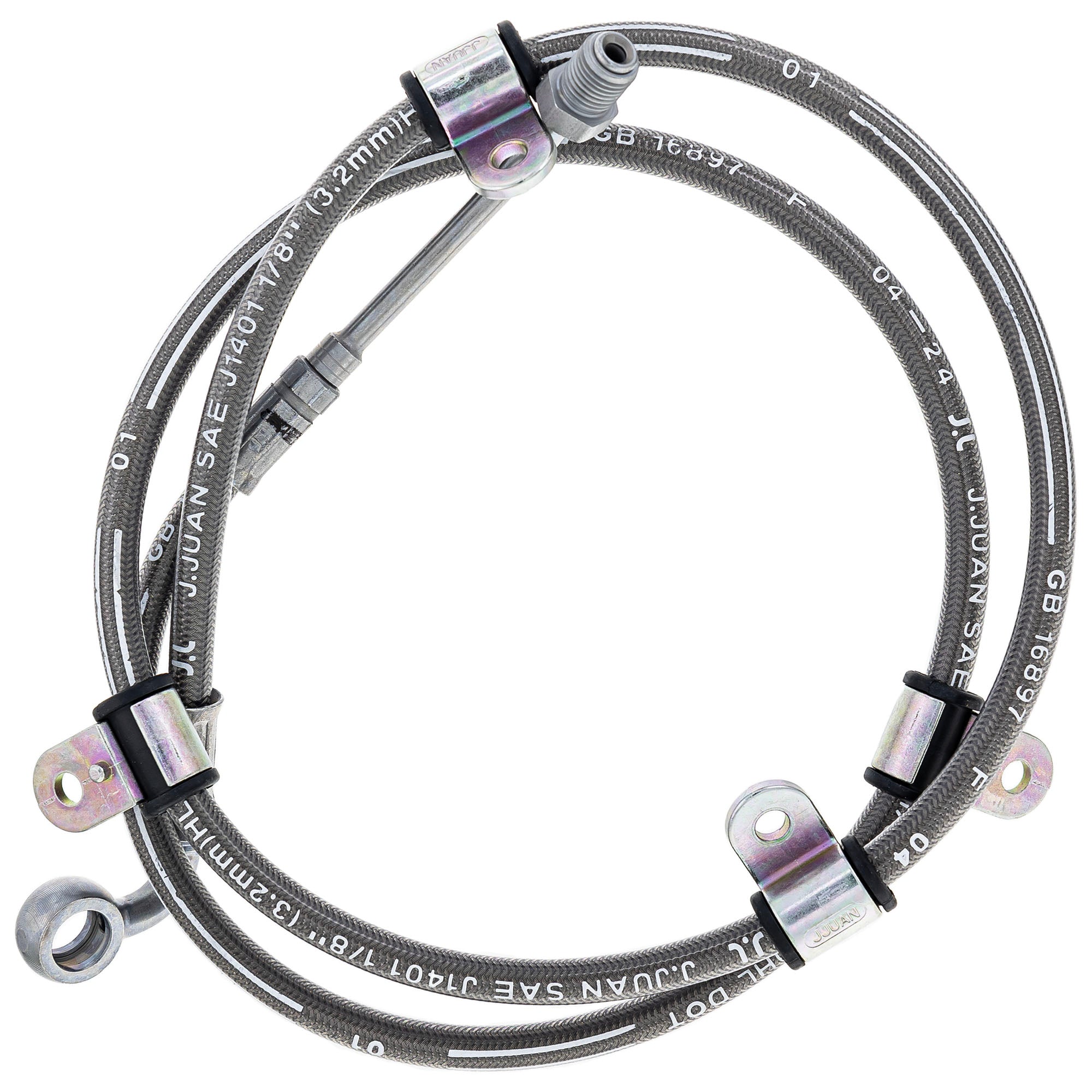 Polaris 1912823 Rear Left Brake Line 40.6 Ranger Trail Boss Pro XD 1000 XP Crew