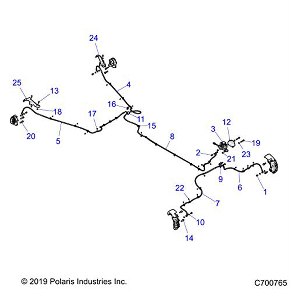 Polaris 1913223 Master Cylinder Tandem RZR XP Turbo S 4 2019-2021