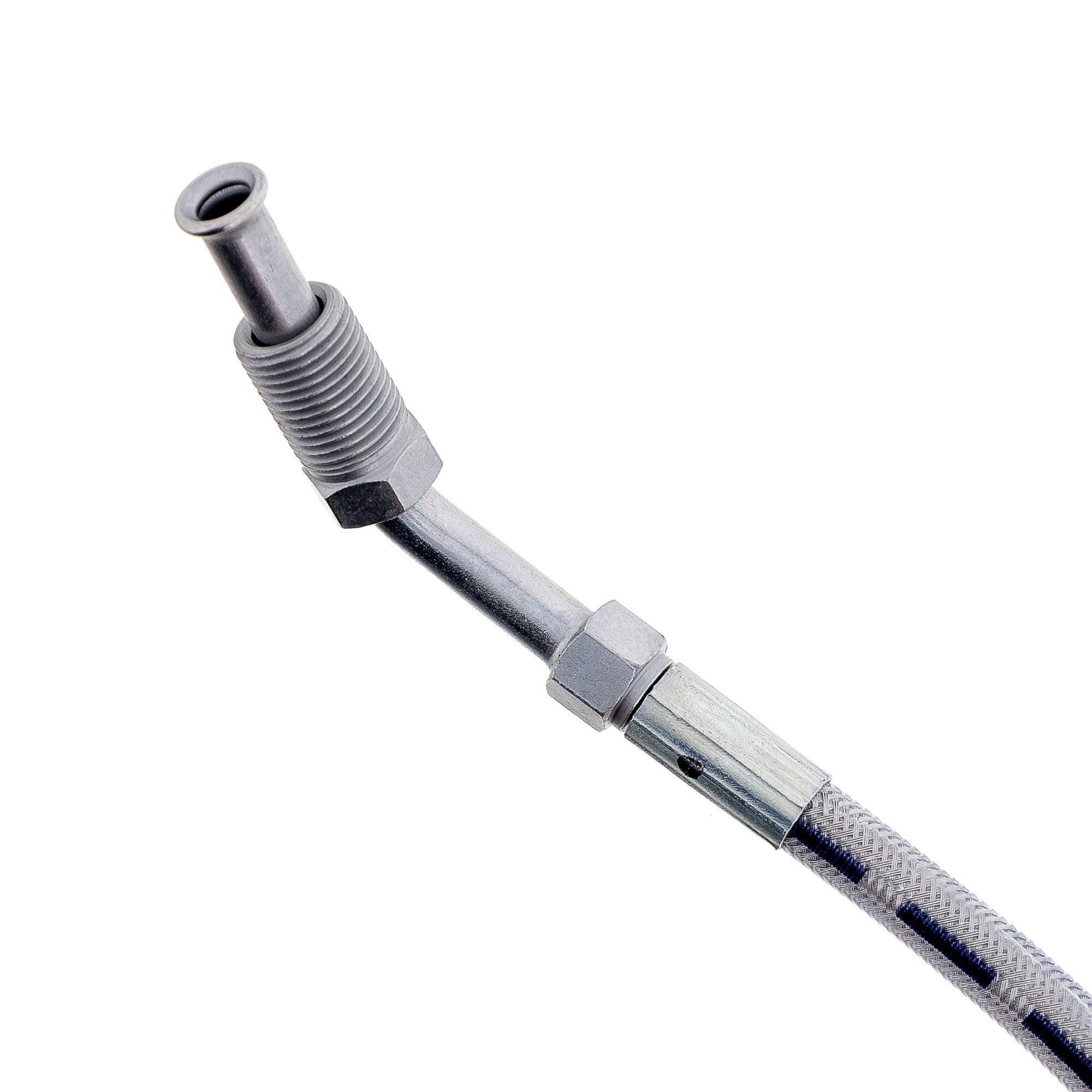 Polaris 1930753 Front Right Brake Line w Fitting 1988-2001 335 Sportsman