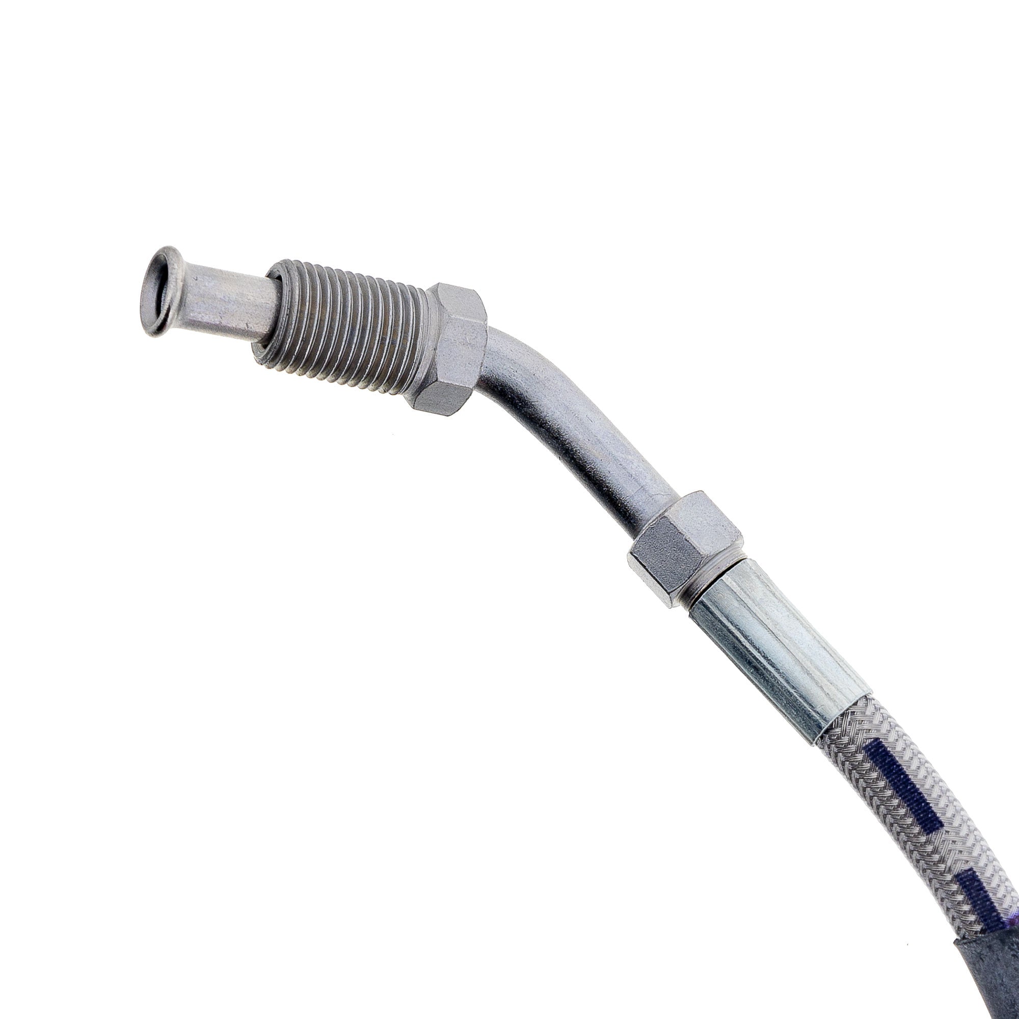 Polaris 1930753 Front Right Brake Line w Fitting 1988-2001 335 Sportsman