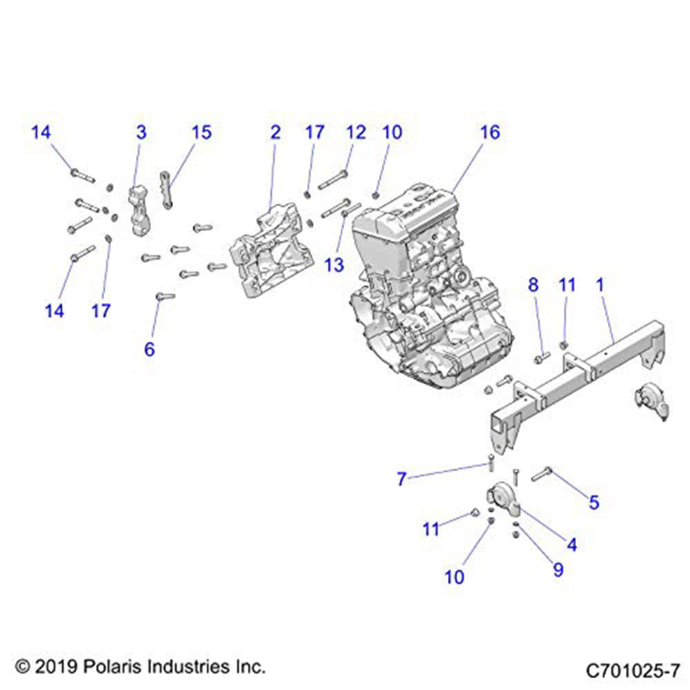 Polaris 2207361 Long Block Kit RZR Ranger ACE 1000 900 XP XC SP S Crew