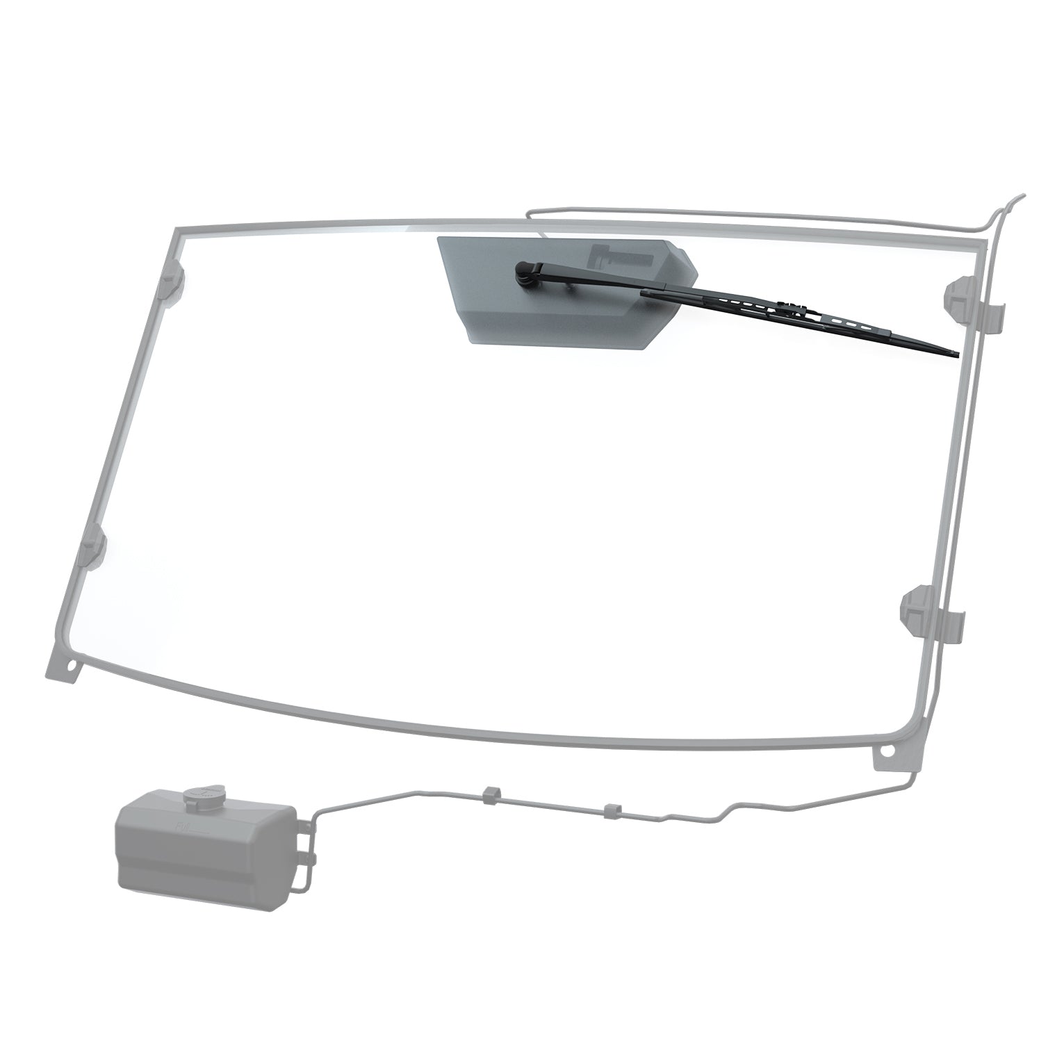 Polaris 2207624 Windshield Wiper Mounting Bracket Ranger Brutus Trail Boss 1000