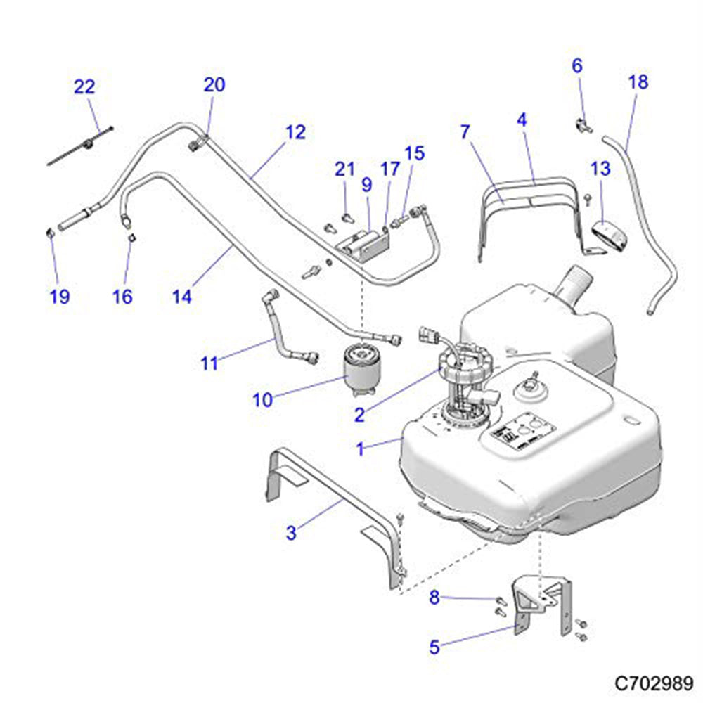 Polaris 2208171 Fuel Pump Replacement Kit Ranger Pro XD HD EPS Diesel Deluxe