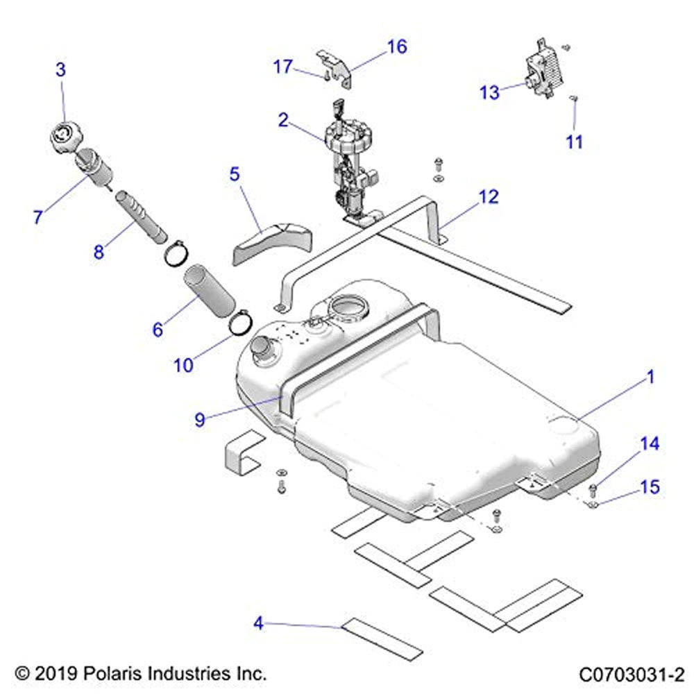 Polaris 2208415 Fuel Pump Kit RZR XP 2522241 2020