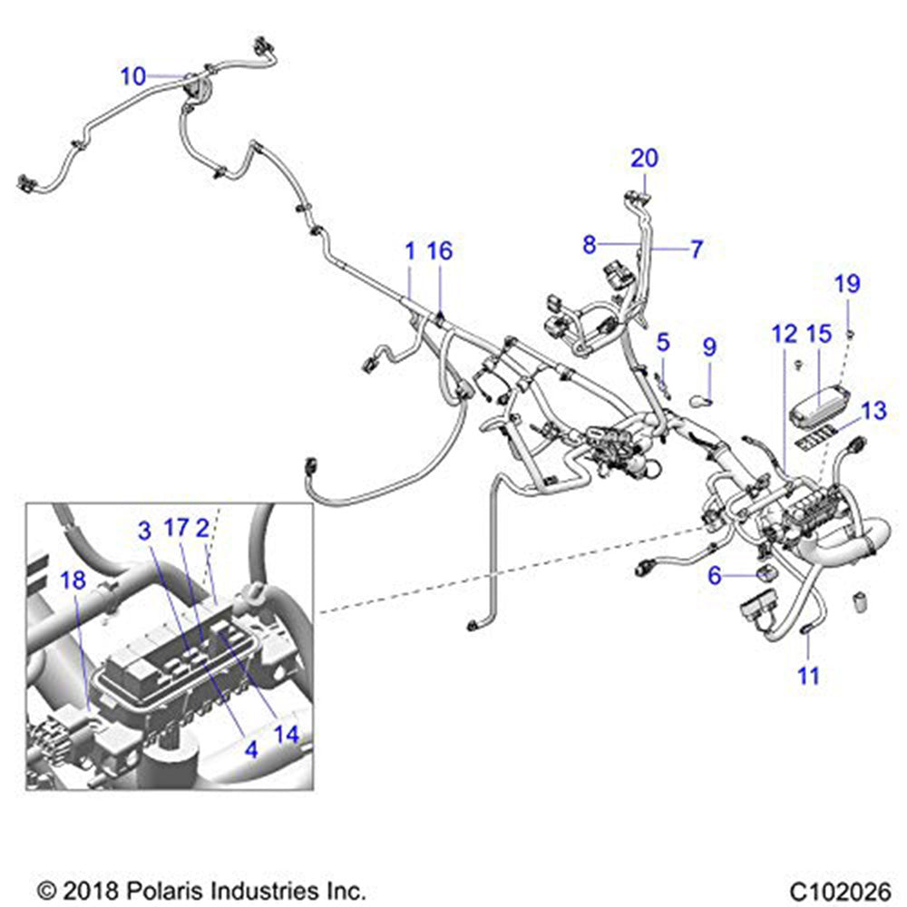 Polaris 2414918 Main Harness Sportsman 1000 XP 2019