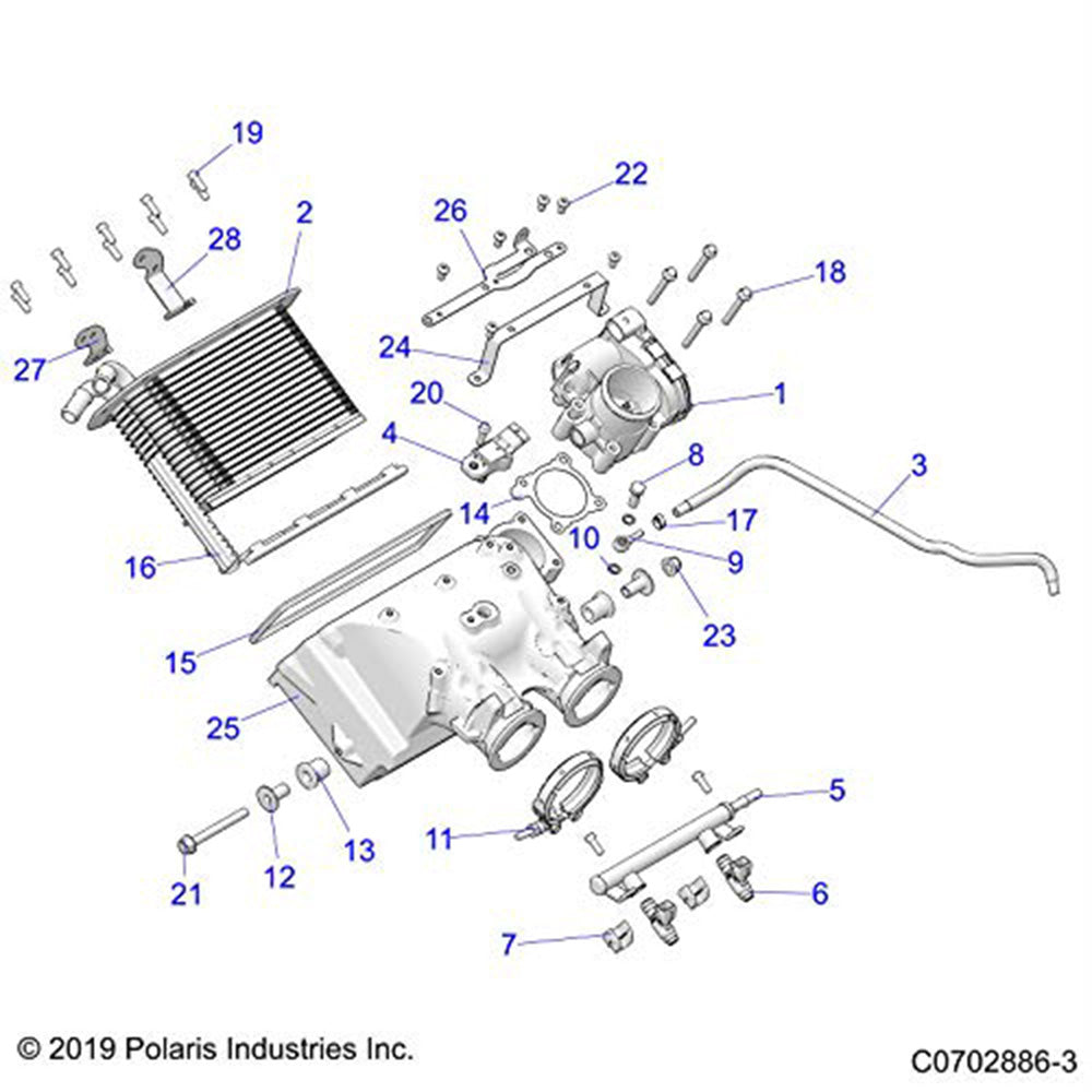 Polaris 2521914 Fuel Injector RZR XP Turbo S 4 2019-2025